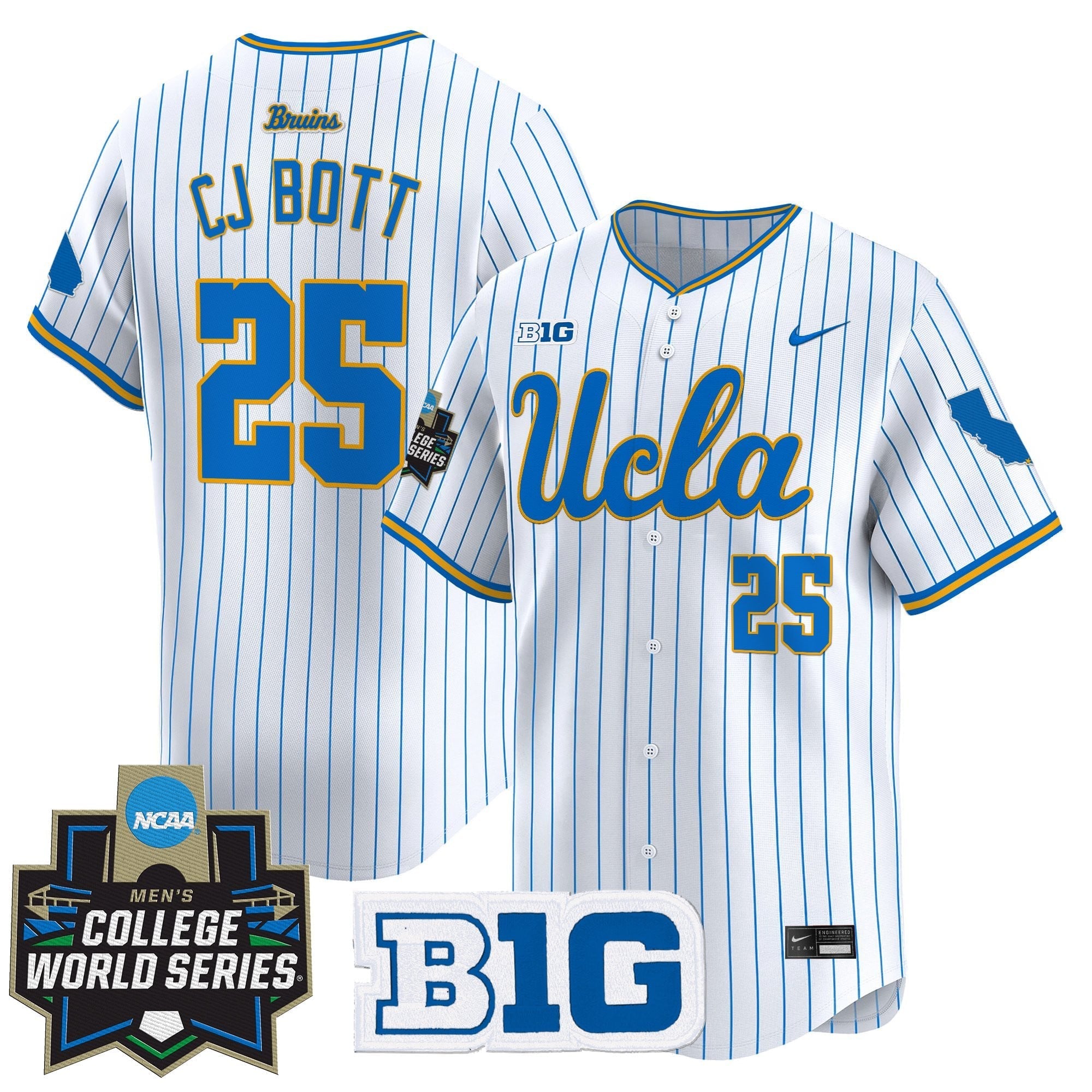 Women's UCLA Bruins 2025 World Series Vapor Premier Limited Jersey - All Stitched