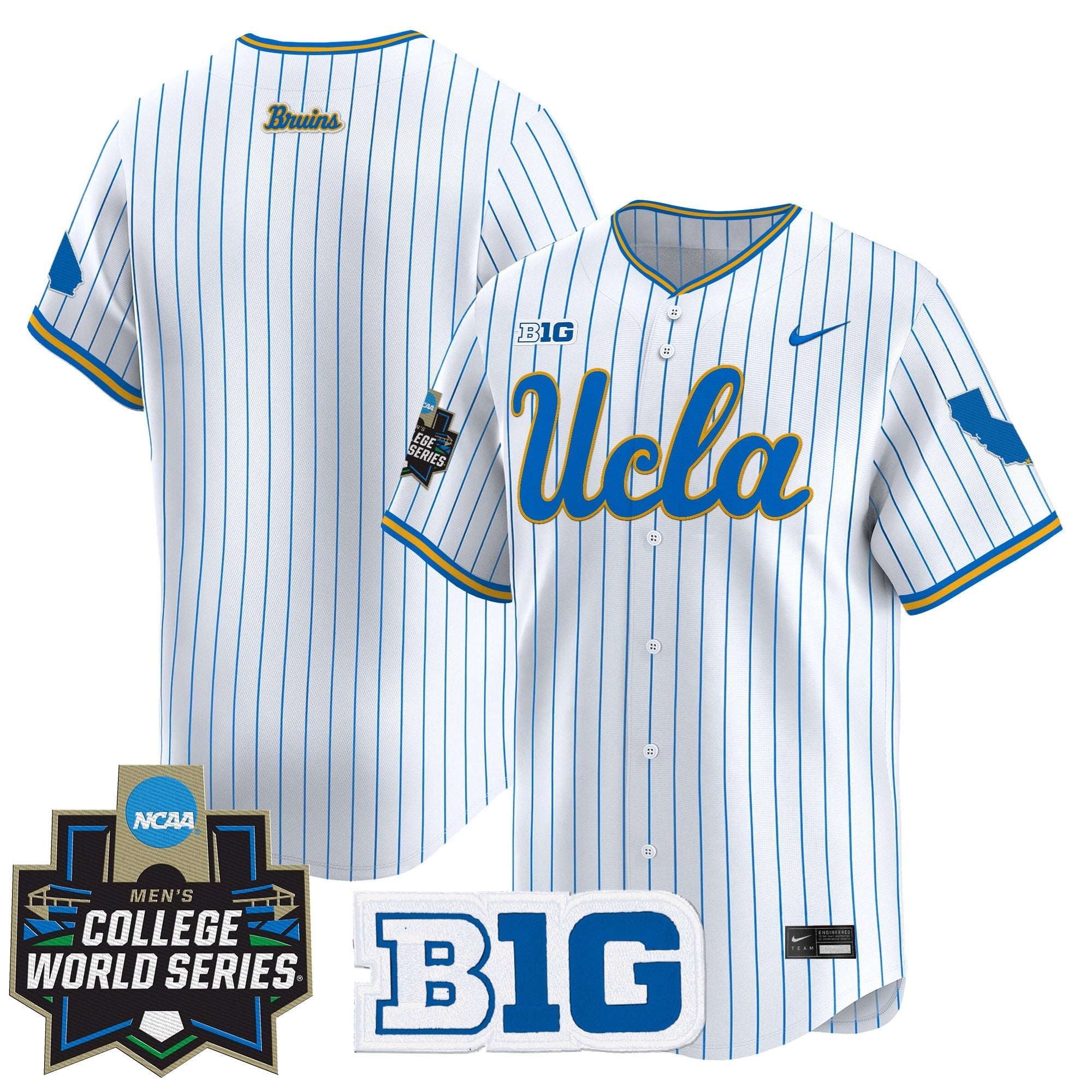 Youth's UCLA Bruins 2025 World Series Vapor Premier Limited Jersey - All Stitched