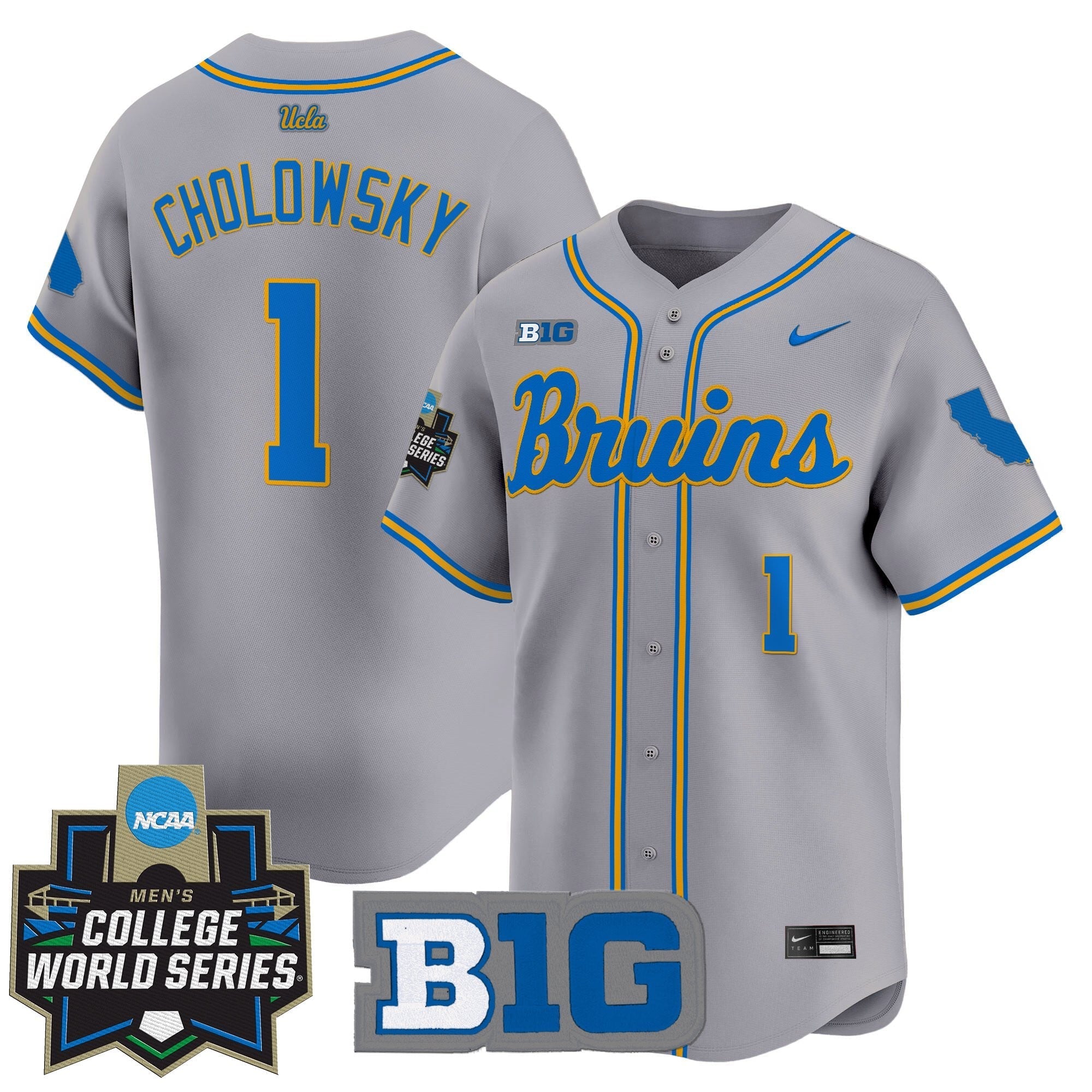 Women's UCLA Bruins 2025 World Series Vapor Premier Limited Jersey - All Stitched
