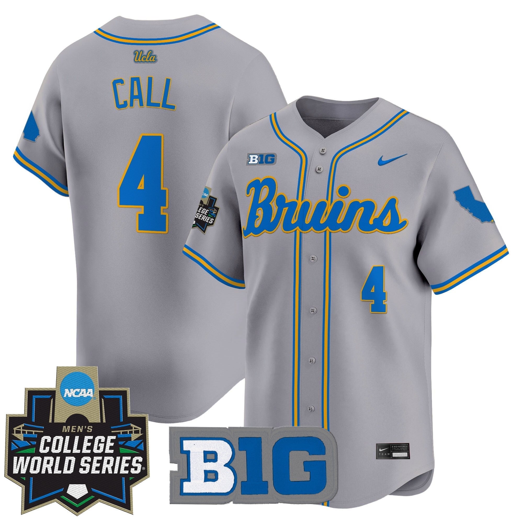 Youth's UCLA Bruins 2025 World Series Vapor Premier Limited Jersey - All Stitched