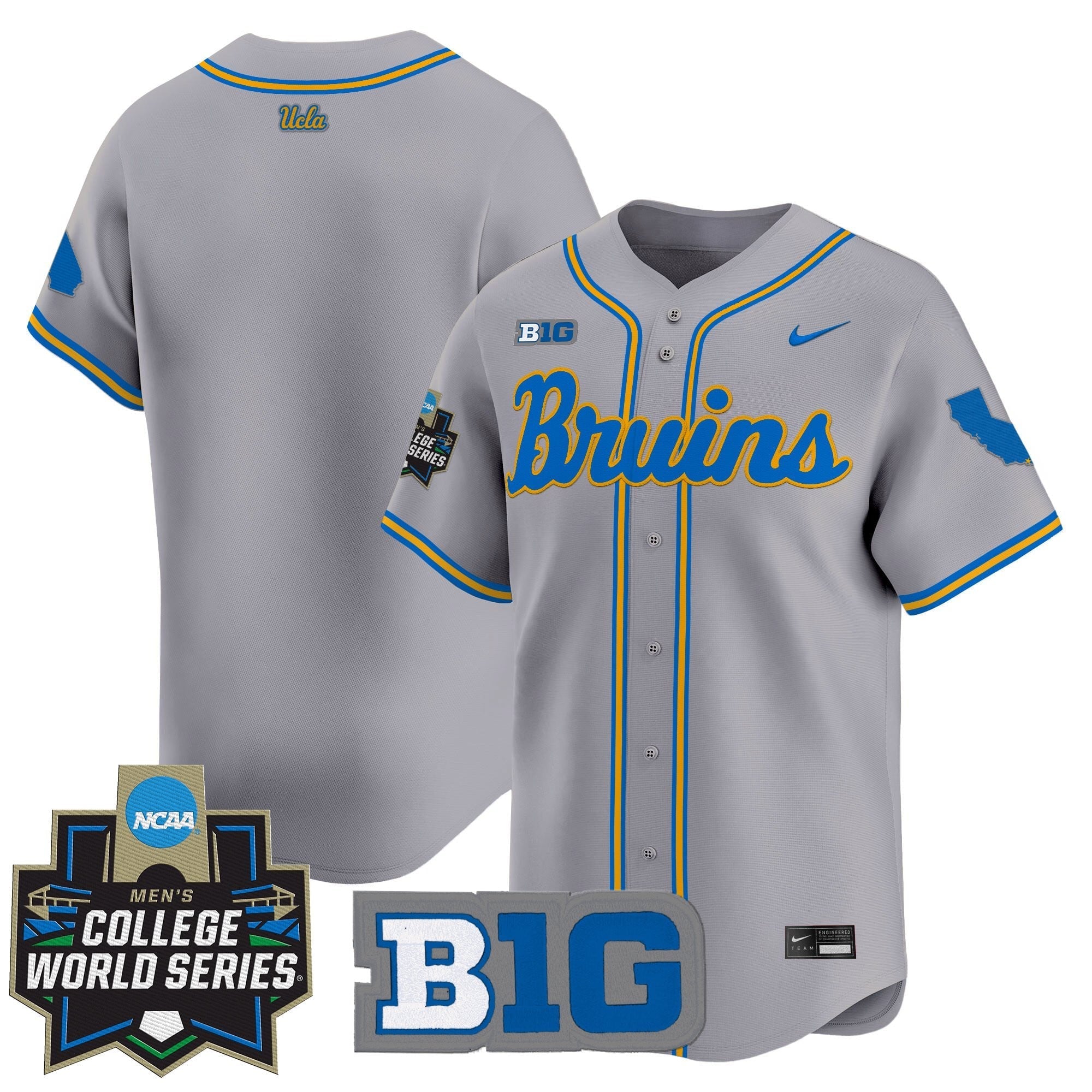 Youth's UCLA Bruins 2025 World Series Vapor Premier Limited Jersey - All Stitched