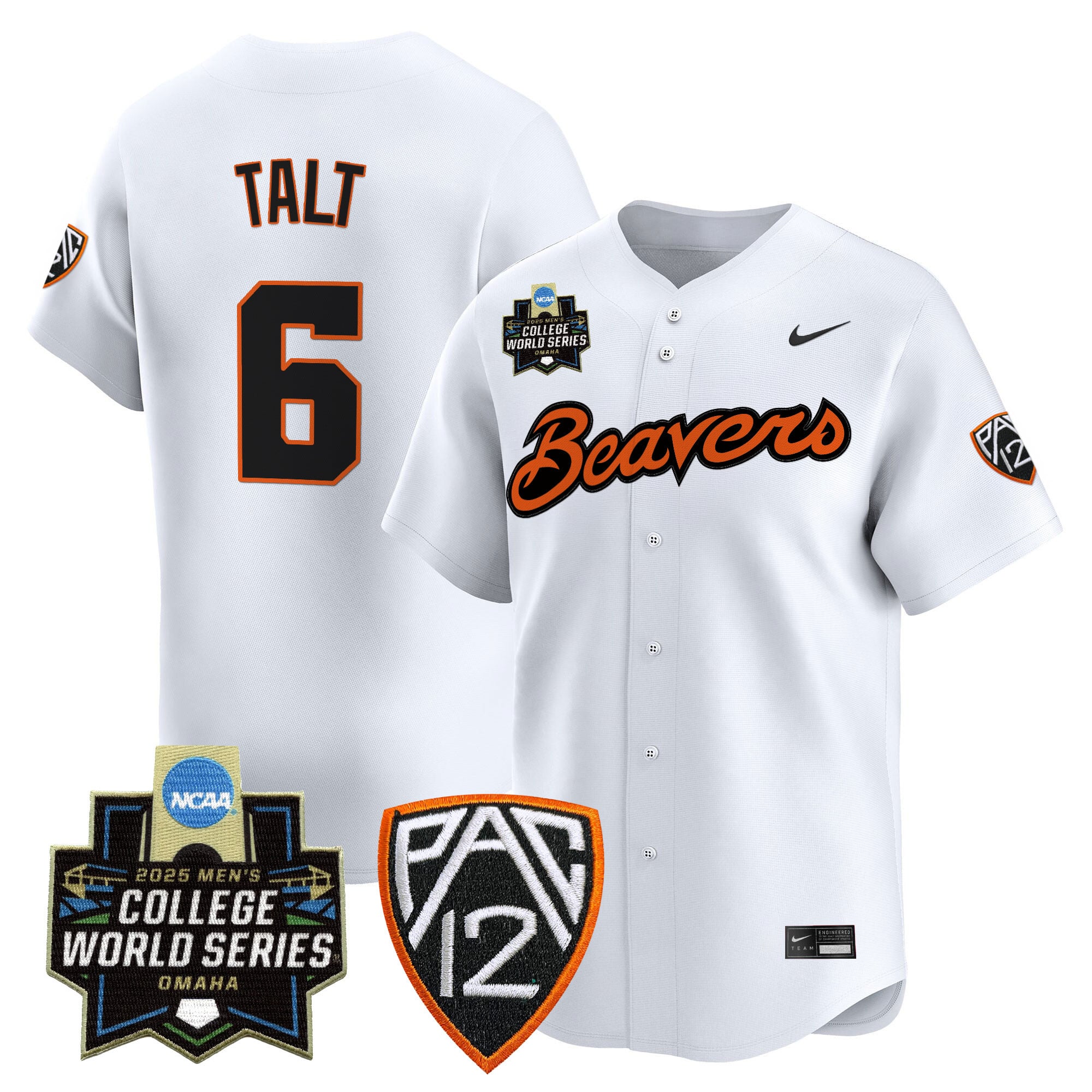 Women's Oregon State Beavers 2025 World Series Vapor Premier Limited Jersey - All Stitched