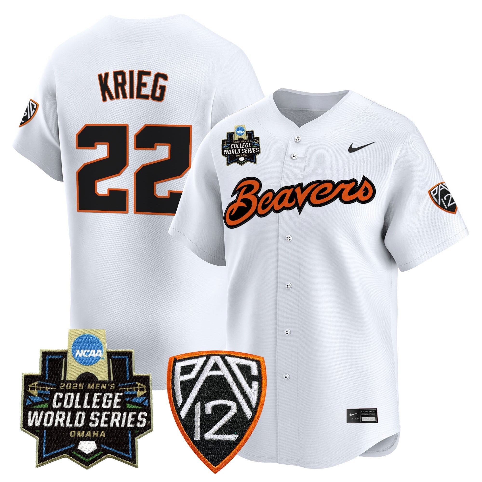 Women's Oregon State Beavers 2025 World Series Vapor Premier Limited Jersey - All Stitched
