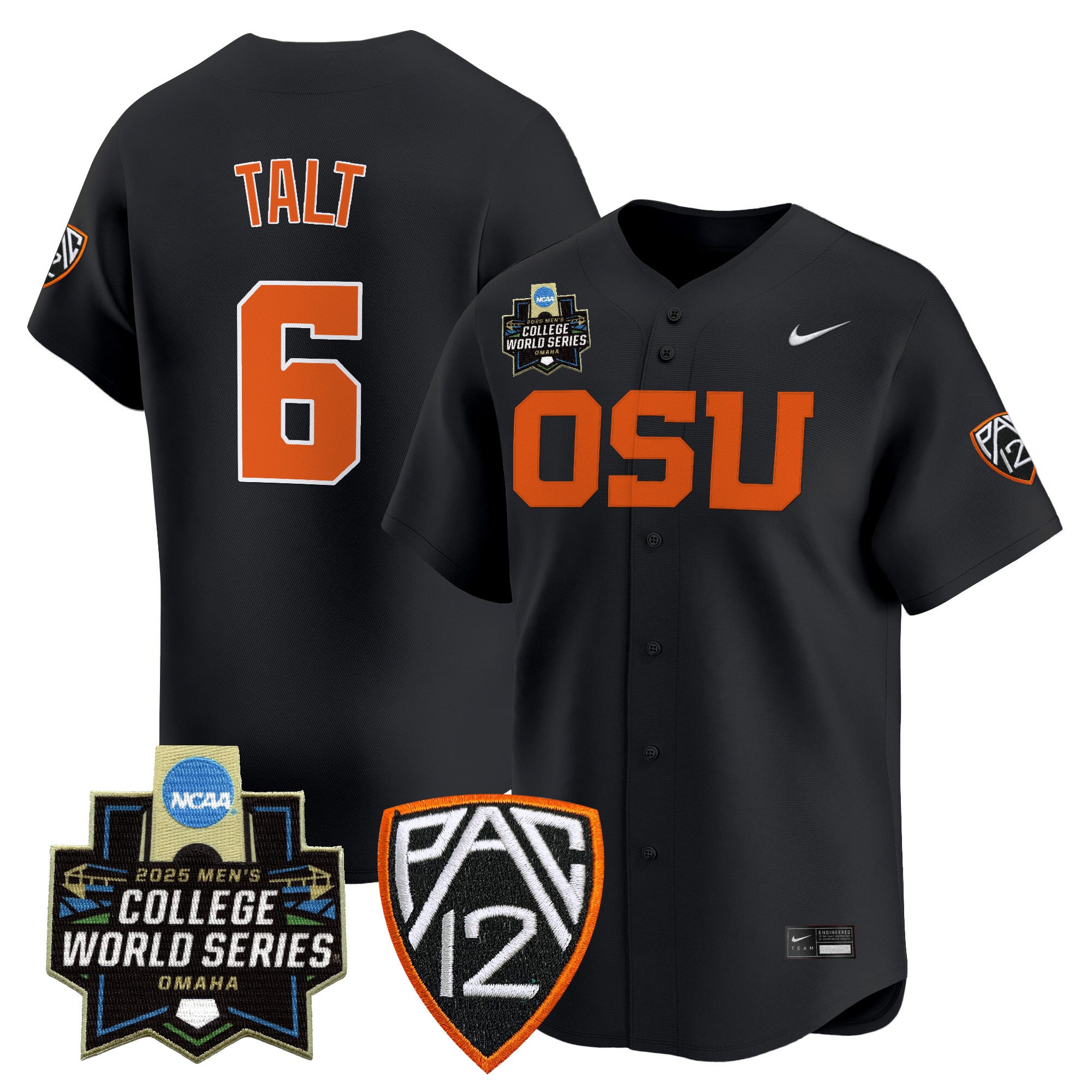 Women's Oregon State Beavers 2025 World Series Vapor Premier Limited Jersey - All Stitched