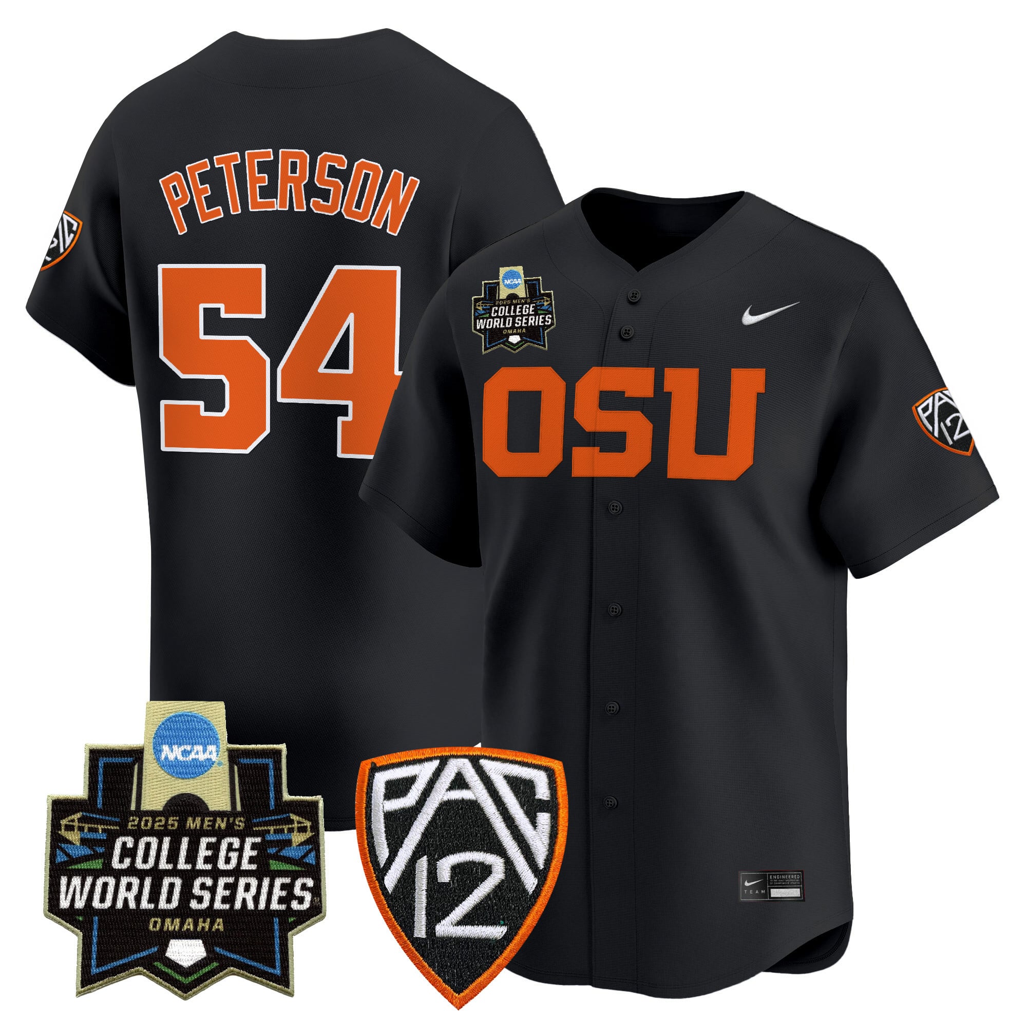 Women's Oregon State Beavers 2025 World Series Vapor Premier Limited Jersey - All Stitched
