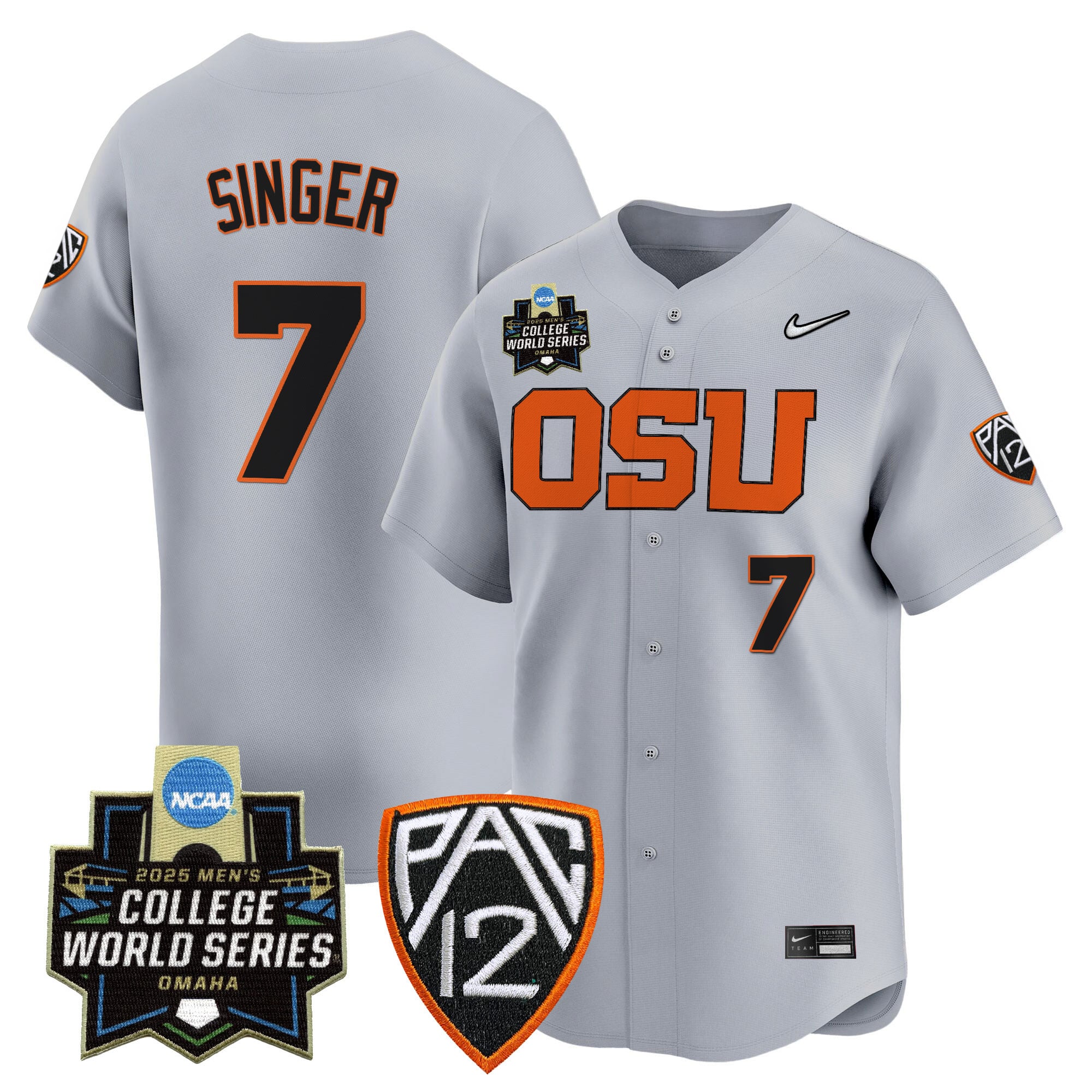 Women's Oregon State Beavers 2025 World Series Vapor Premier Limited Jersey - All Stitched