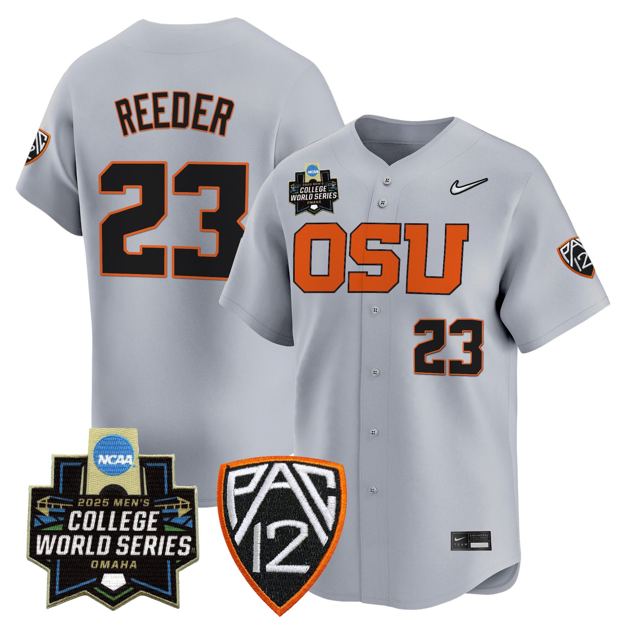 Youth's Oregon State Beavers 2025 World Series Vapor Premier Limited Jersey - All Stitched