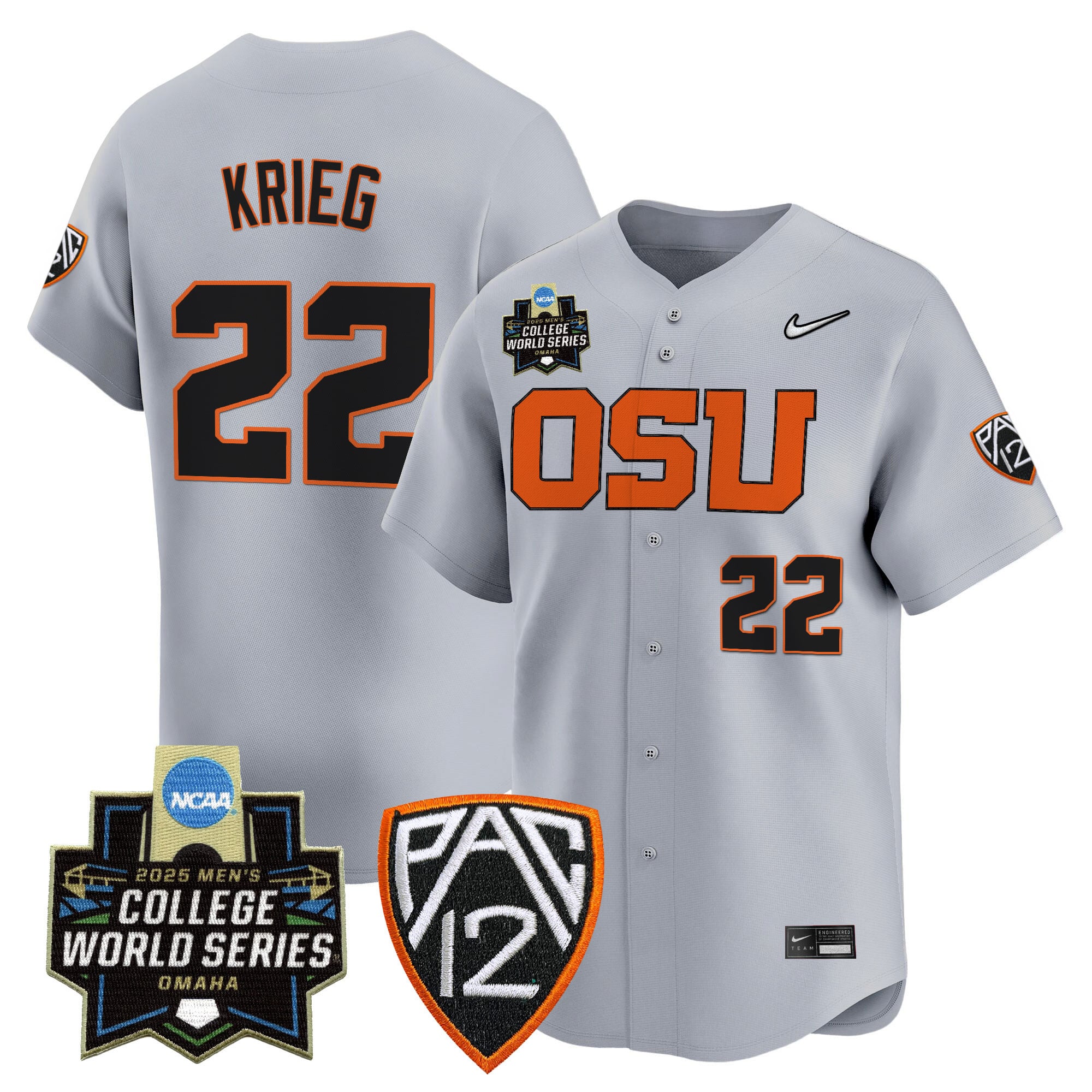 Women's Oregon State Beavers 2025 World Series Vapor Premier Limited Jersey - All Stitched