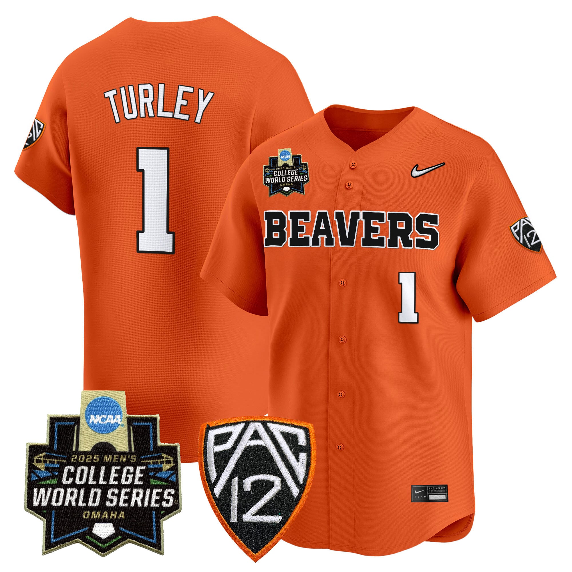 Women's Oregon State Beavers 2025 World Series Vapor Premier Limited Jersey - All Stitched