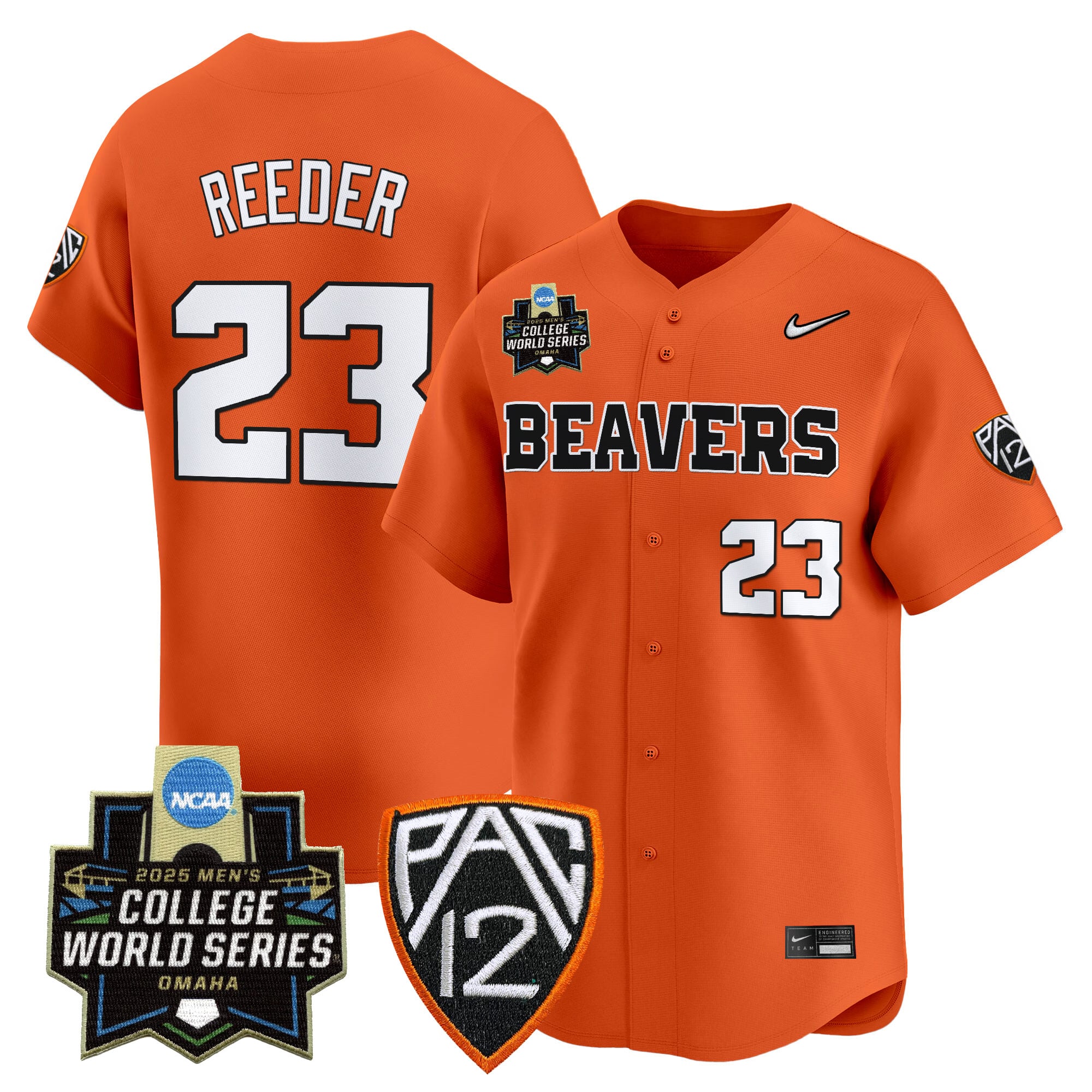 Women's Oregon State Beavers 2025 World Series Vapor Premier Limited Jersey - All Stitched