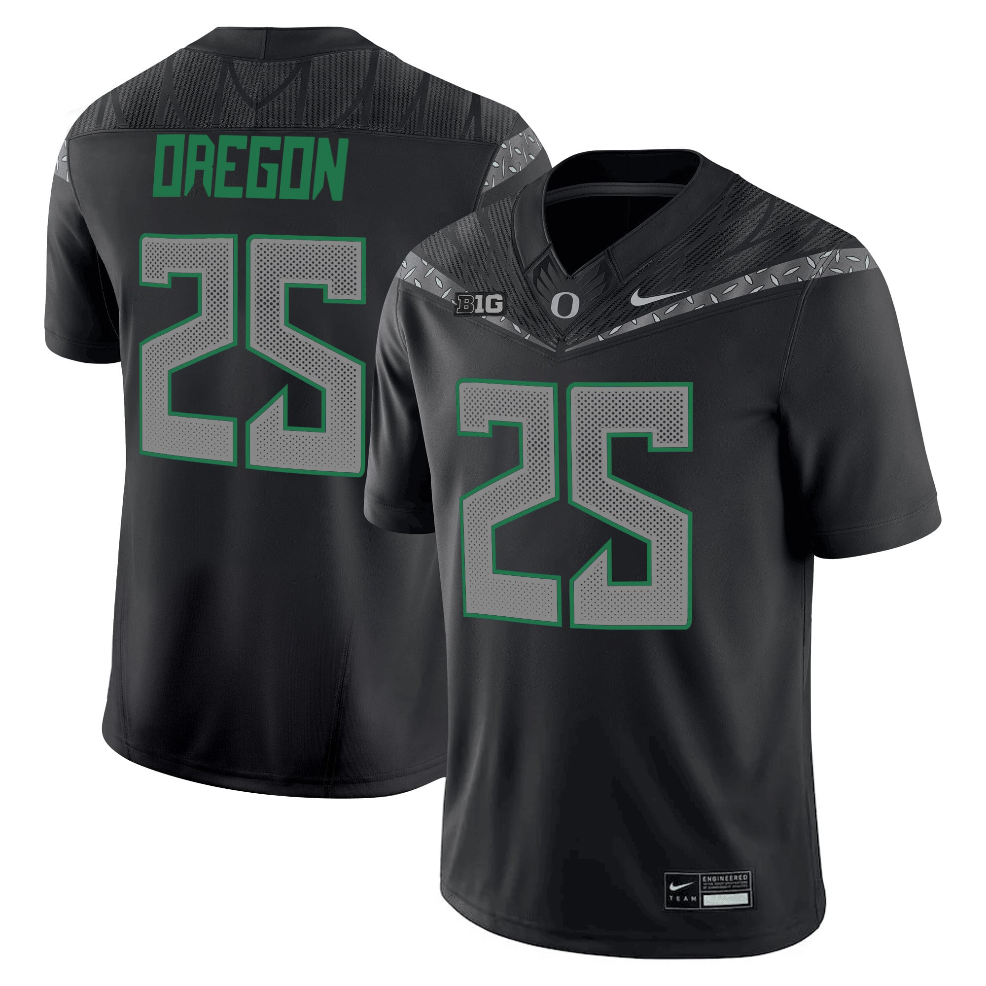 Women's Oregon Ducks 2025 Vapor Limited Jersey V2 - All Stitched