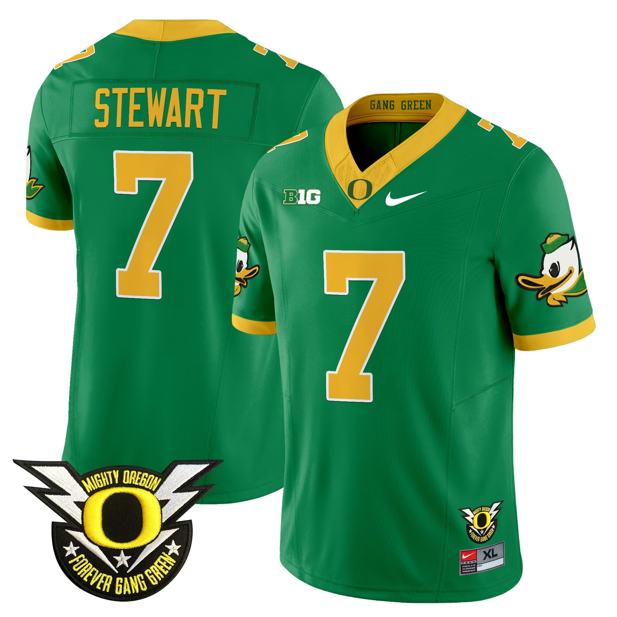 Women's Oregon Ducks 2025 Vapor Limited Jersey V2 - All Stitched