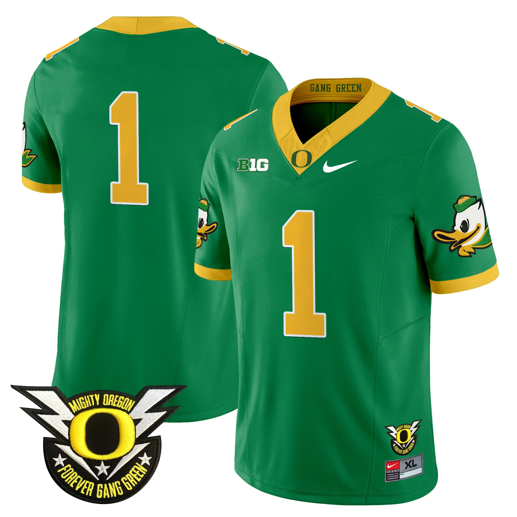 Women's Oregon Ducks 2025 Vapor Limited Jersey V2 - All Stitched