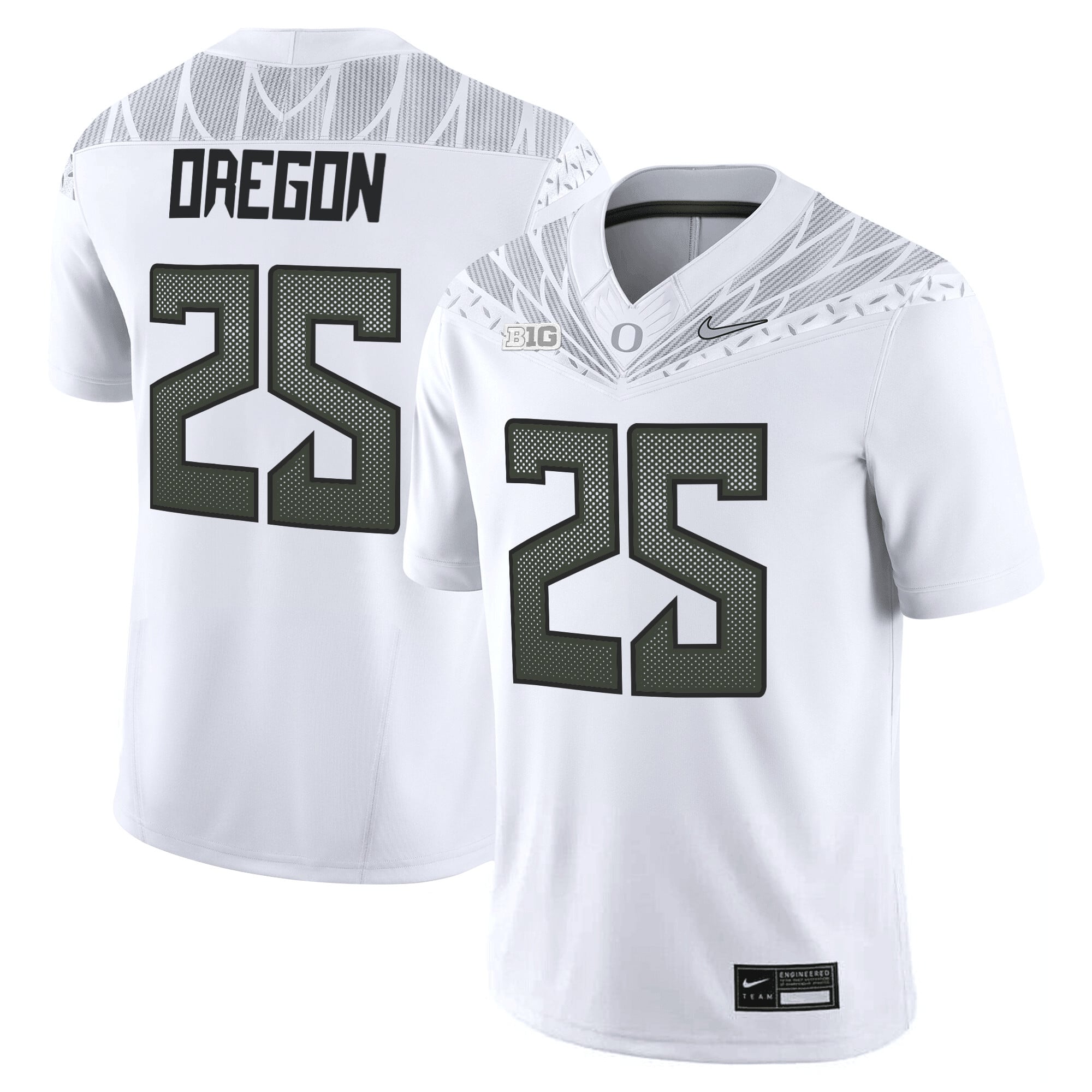 Women's Oregon Ducks 2025 Vapor Limited Jersey V2 - All Stitched