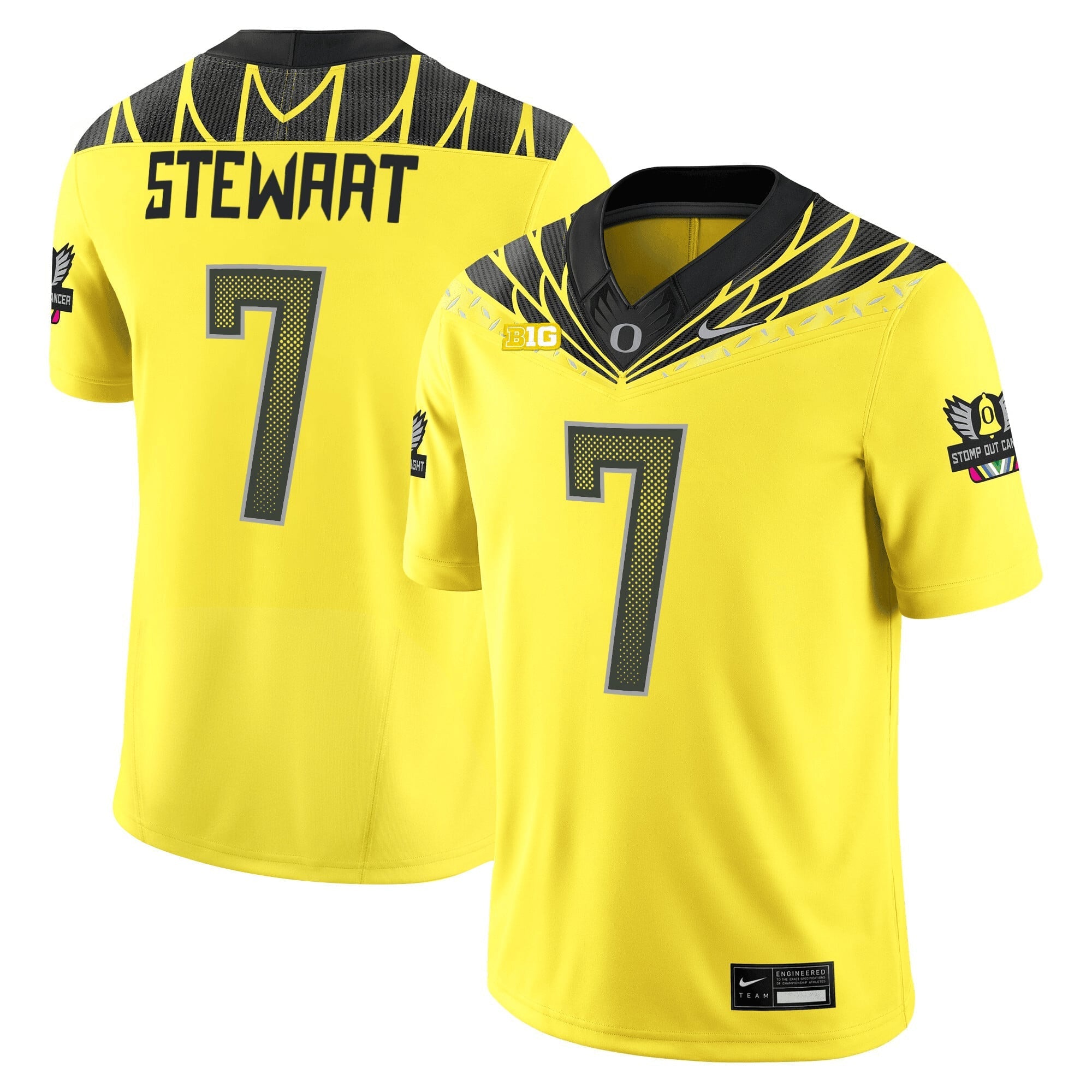 Women's Oregon Ducks 2025 Vapor Limited Jersey V2 - All Stitched