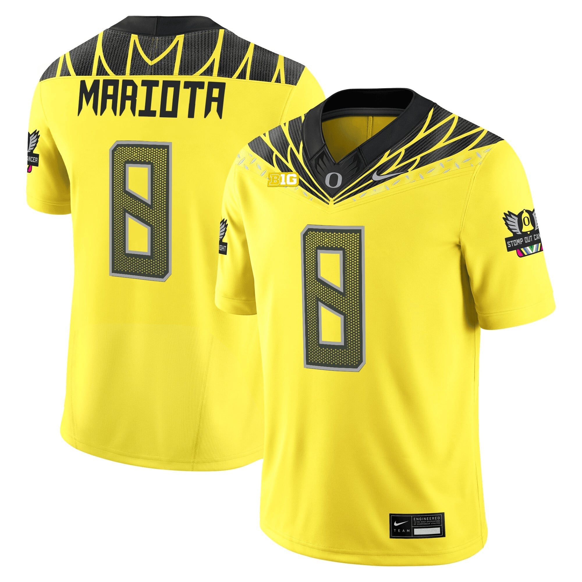 Women's Oregon Ducks 2025 Vapor Limited Jersey V2 - All Stitched