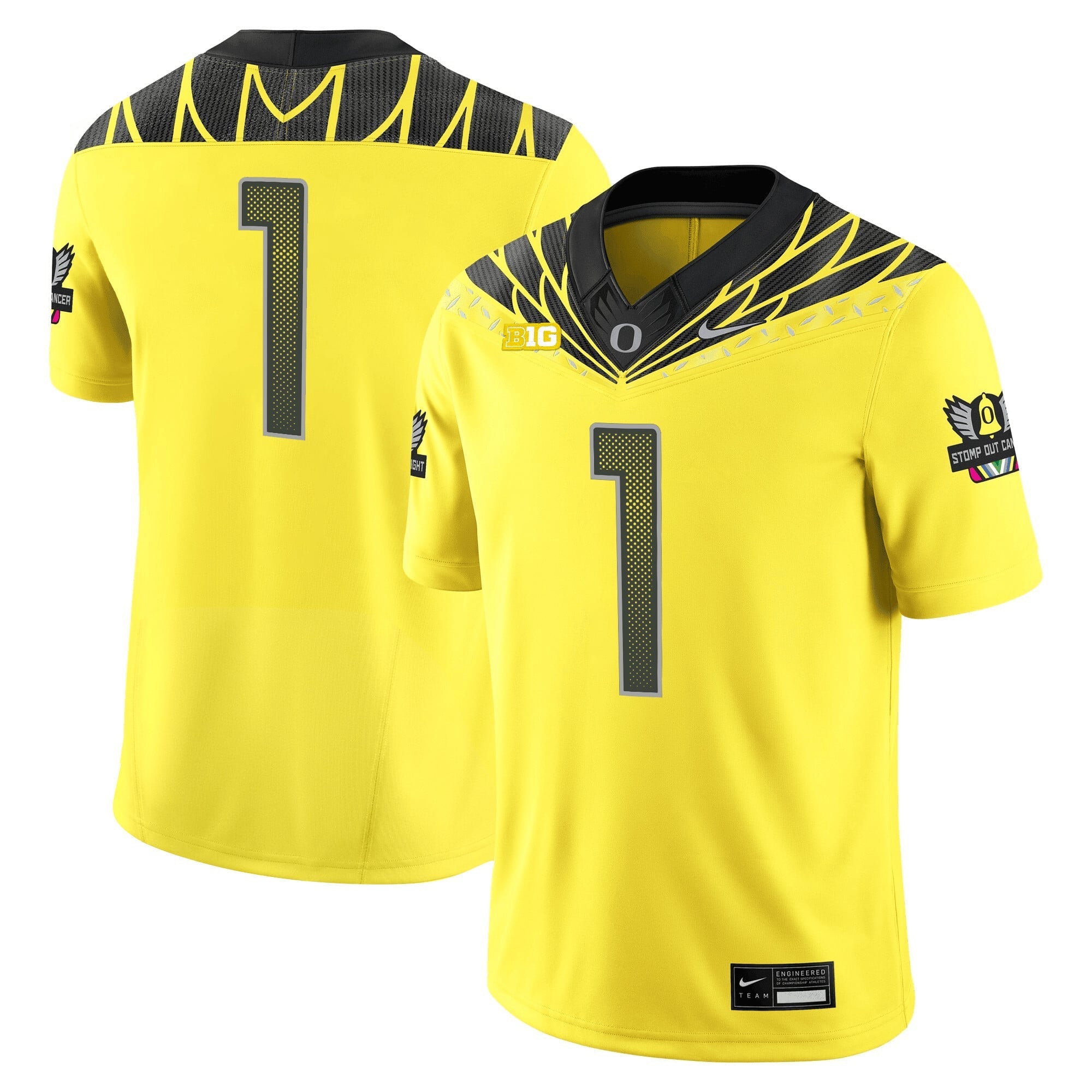 Women's Oregon Ducks 2025 Vapor Limited Jersey V2 - All Stitched