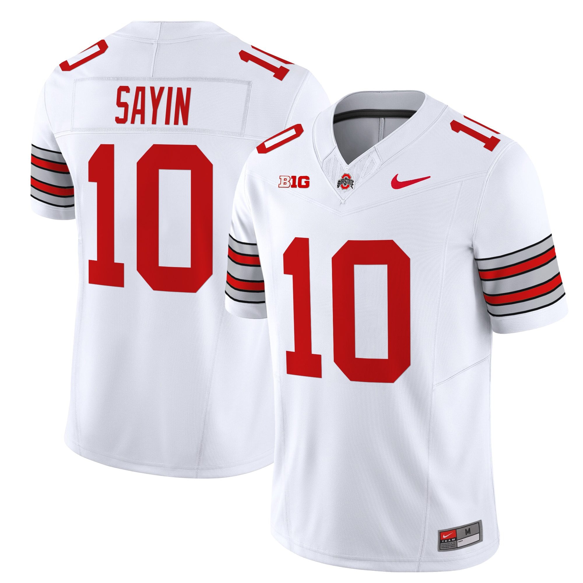 Women's Ohio State Buckeyes 'Heritage Stripe' 2025/26 Vapor Limited Jersey - All Stitched