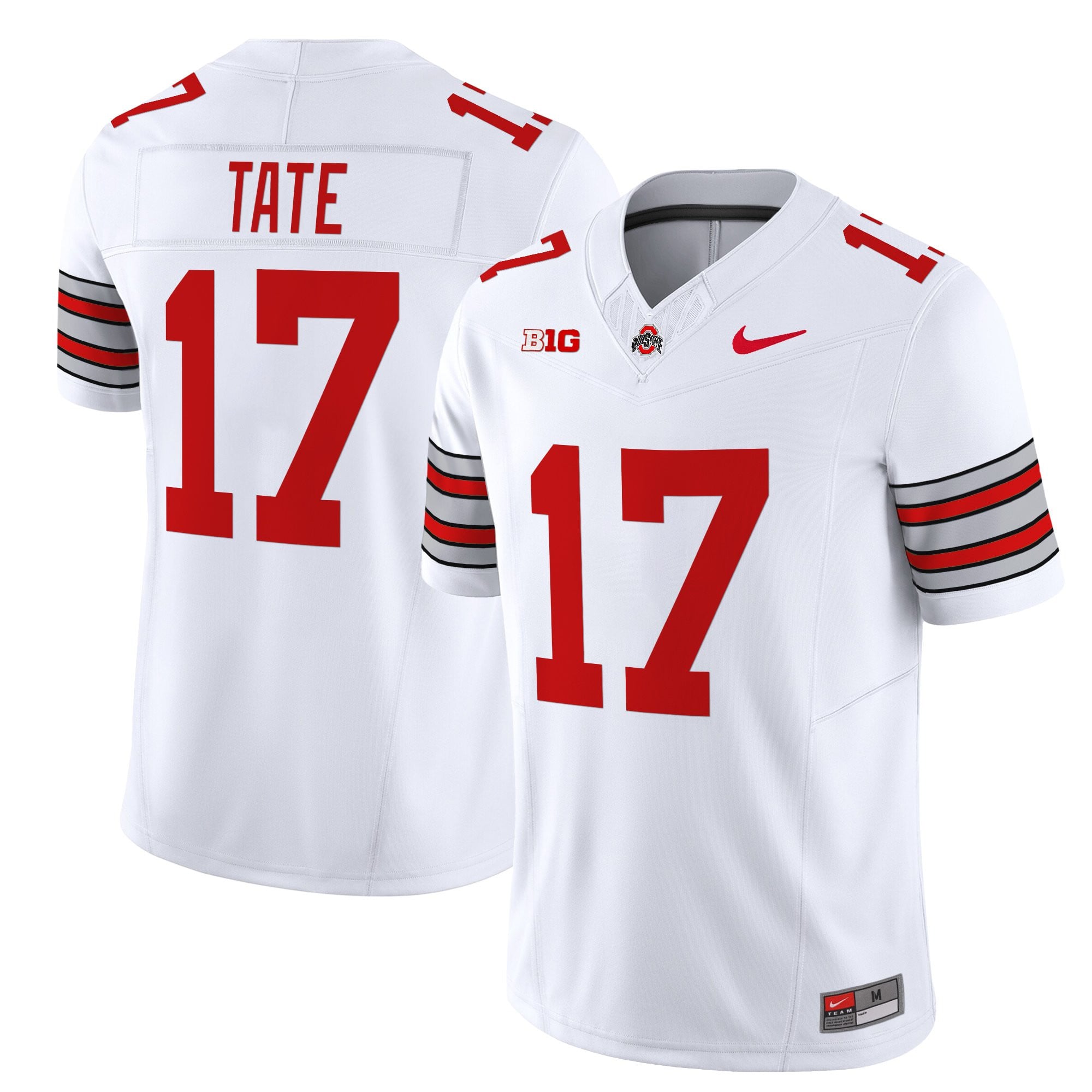Women's Ohio State Buckeyes 'Heritage Stripe' 2025/26 Vapor Limited Jersey - All Stitched