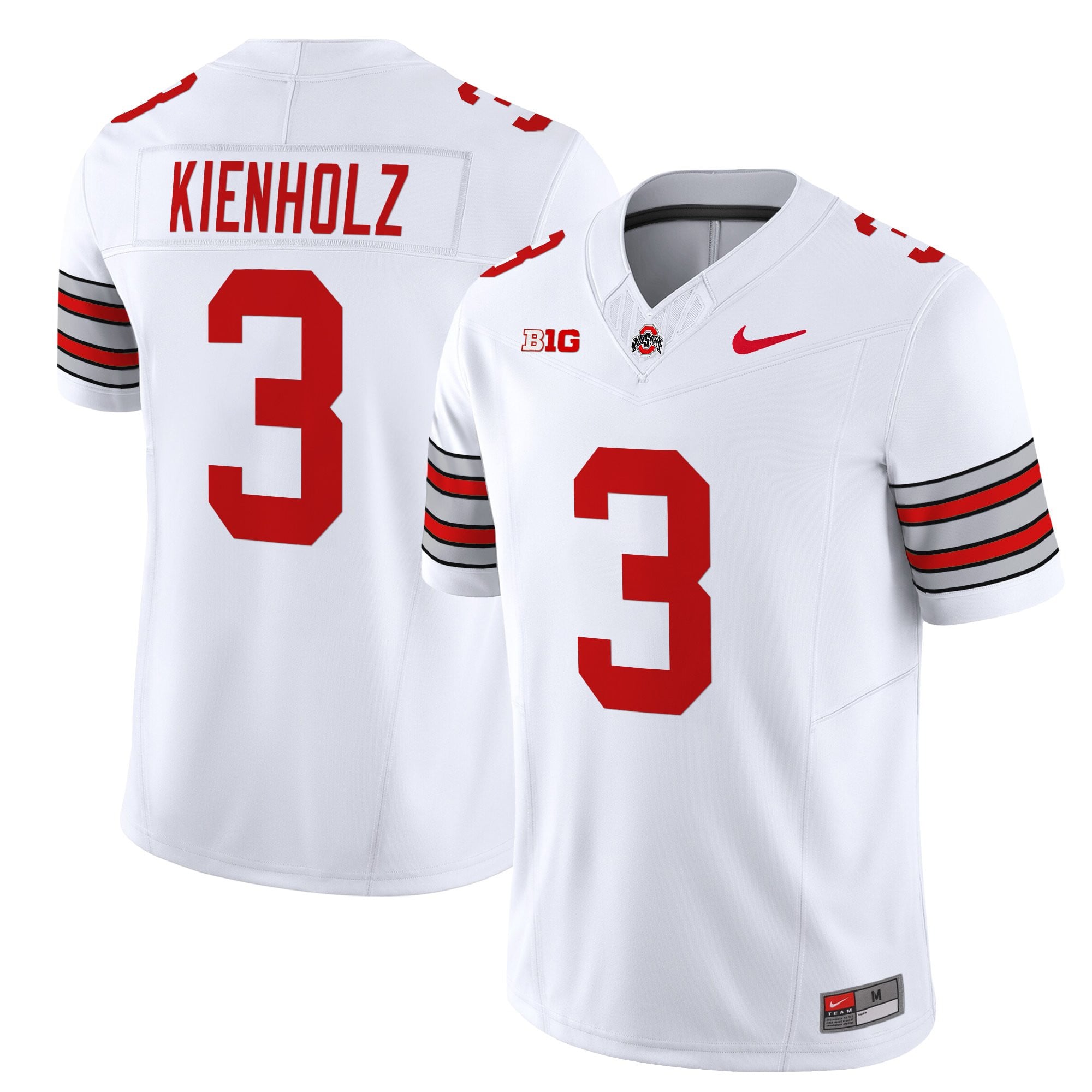 Women's Ohio State Buckeyes 'Heritage Stripe' 2025/26 Vapor Limited Jersey - All Stitched