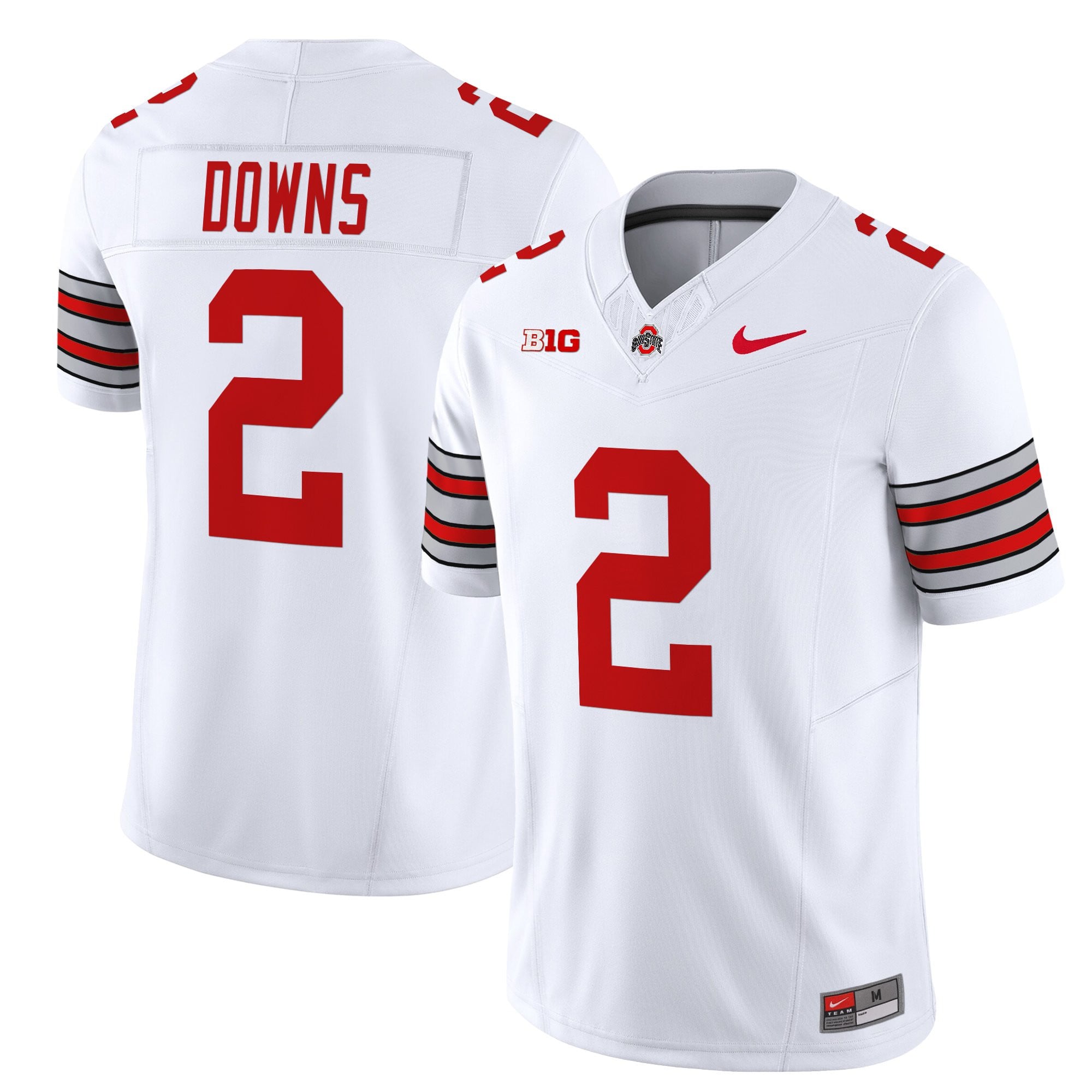 Women's Ohio State Buckeyes 'Heritage Stripe' 2025/26 Vapor Limited Jersey - All Stitched