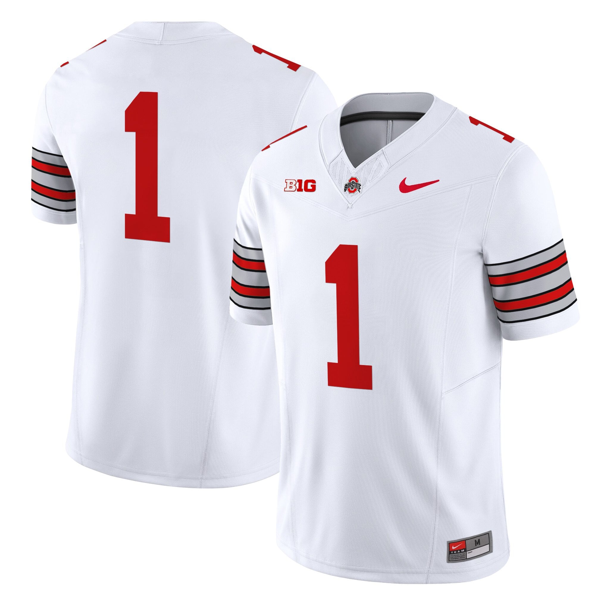 Women's Ohio State Buckeyes 'Heritage Stripe' 2025/26 Vapor Limited Jersey - All Stitched