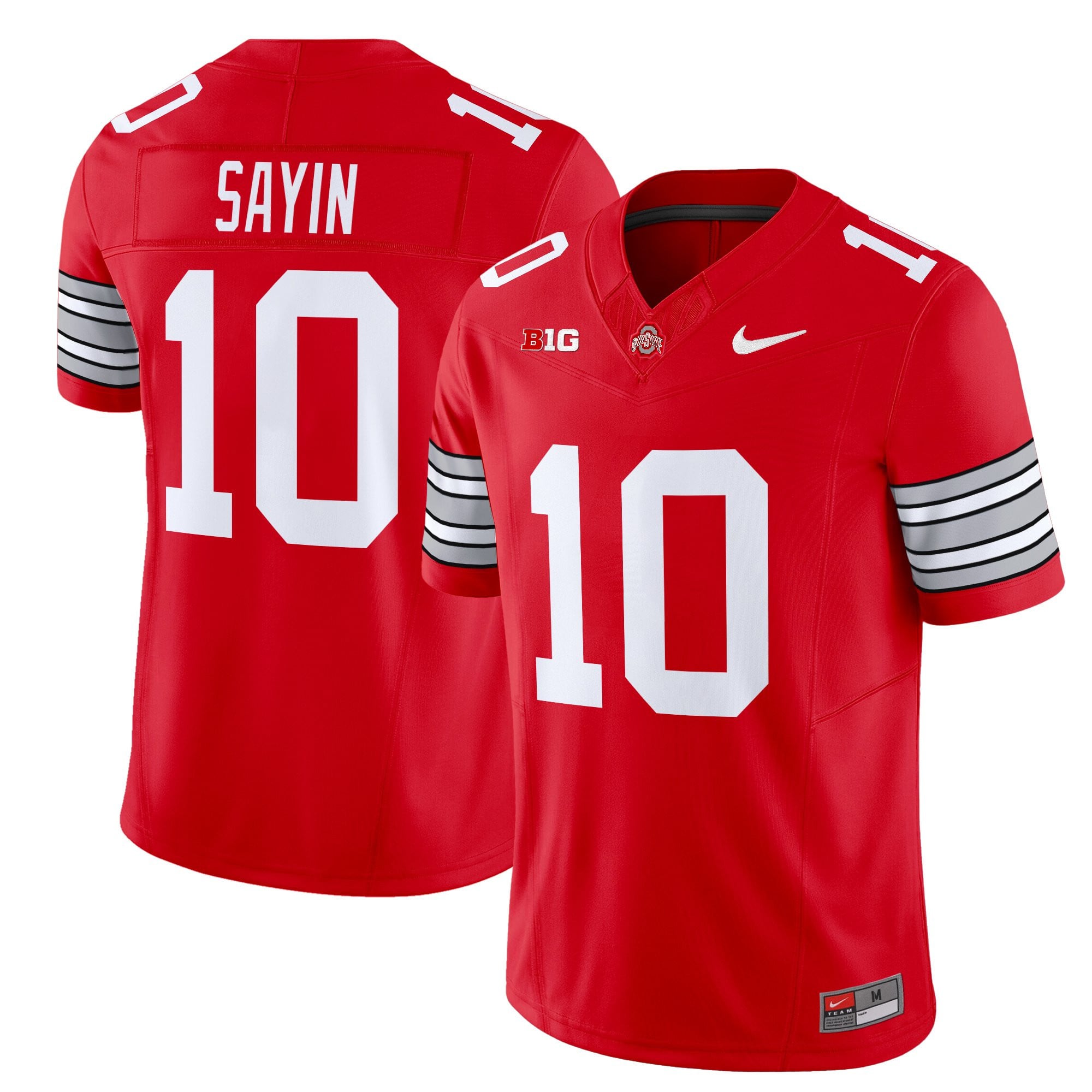 Women's Ohio State Buckeyes 'Heritage Stripe' 2025/26 Vapor Limited Jersey - All Stitched