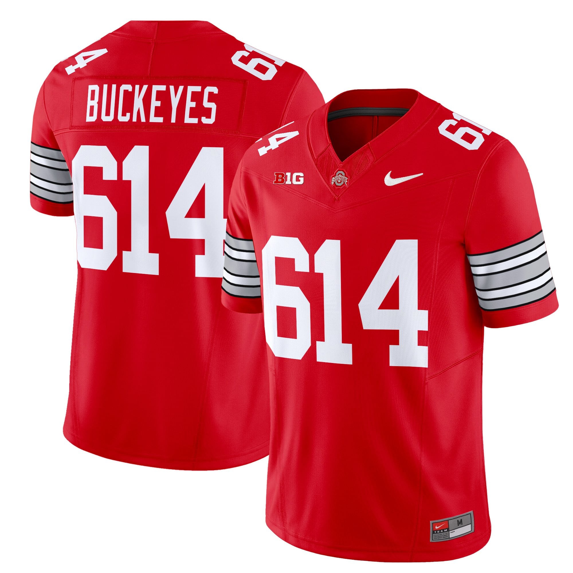 Women's Ohio State Buckeyes 'Heritage Stripe' 2025/26 Vapor Limited Jersey - All Stitched