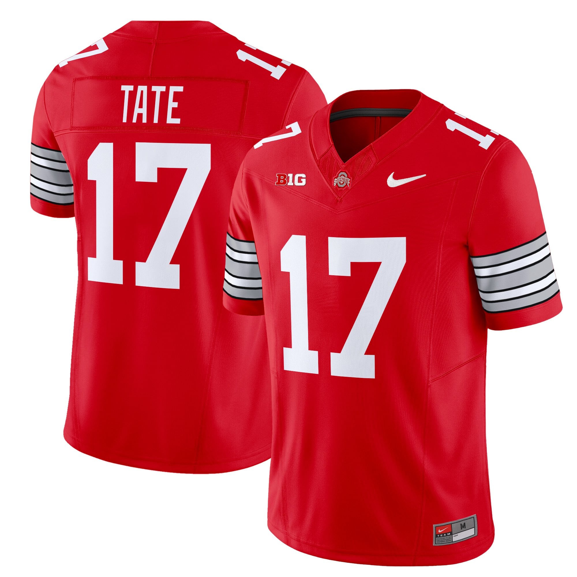 Women's Ohio State Buckeyes 'Heritage Stripe' 2025/26 Vapor Limited Jersey - All Stitched