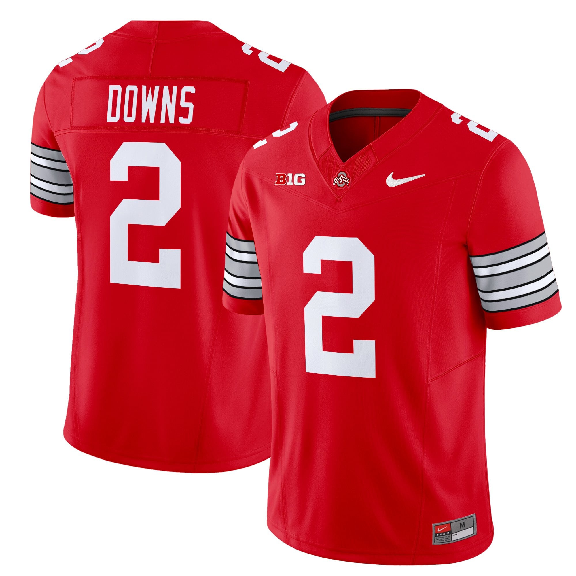 Women's Ohio State Buckeyes 'Heritage Stripe' 2025/26 Vapor Limited Jersey - All Stitched