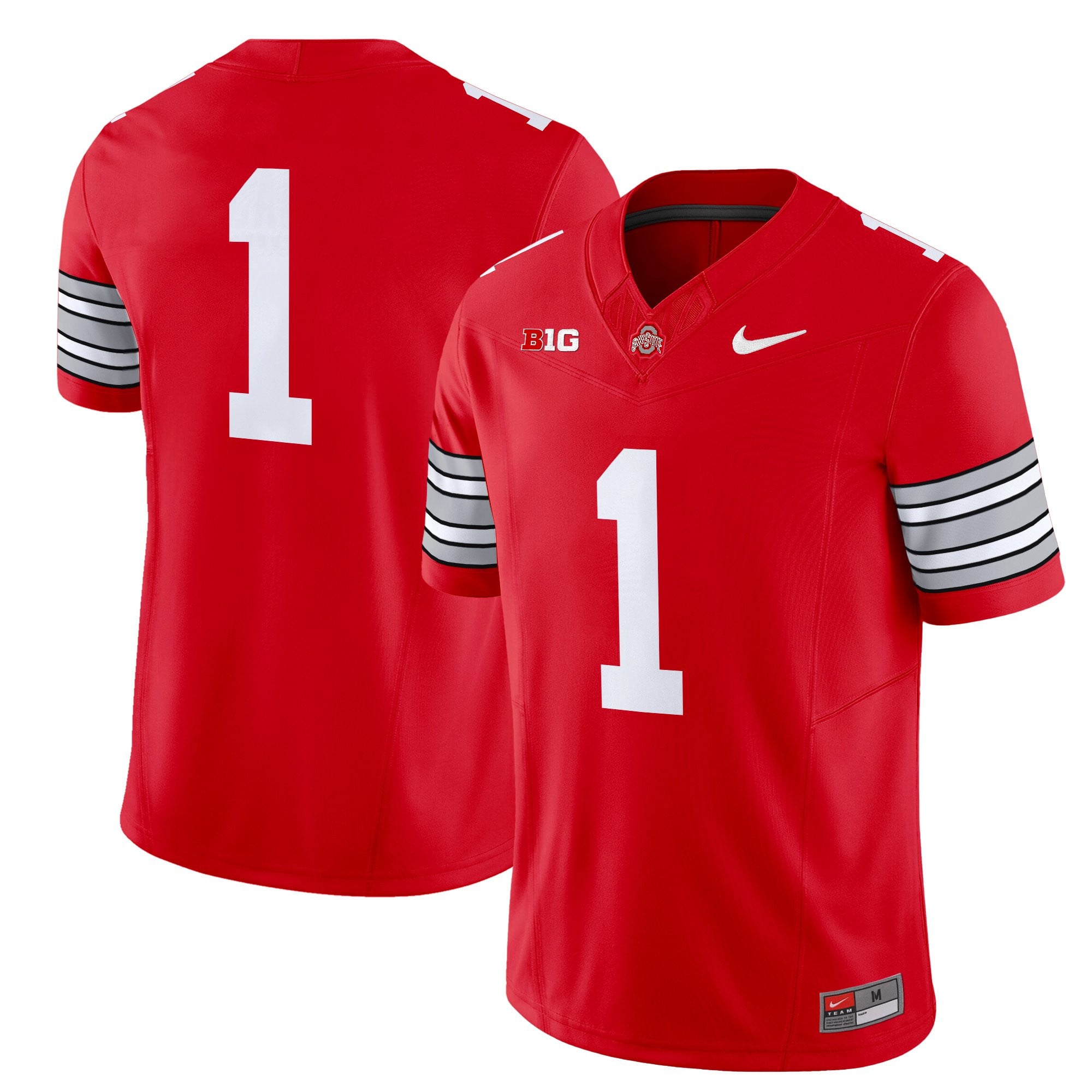 Women's Ohio State Buckeyes 'Heritage Stripe' 2025/26 Vapor Limited Jersey - All Stitched