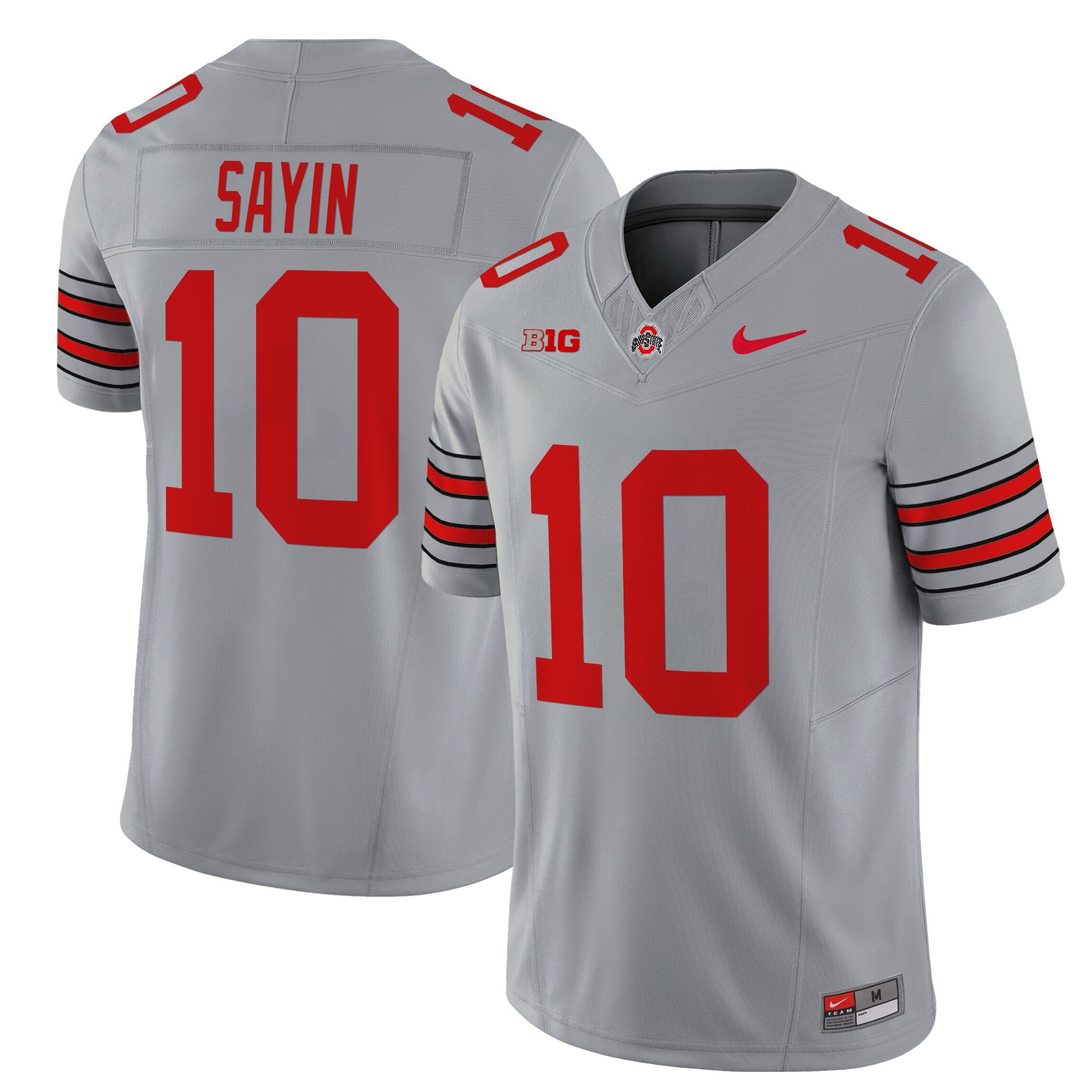 Women's Ohio State Buckeyes 'Heritage Stripe' 2025/26 Vapor Limited Jersey - All Stitched