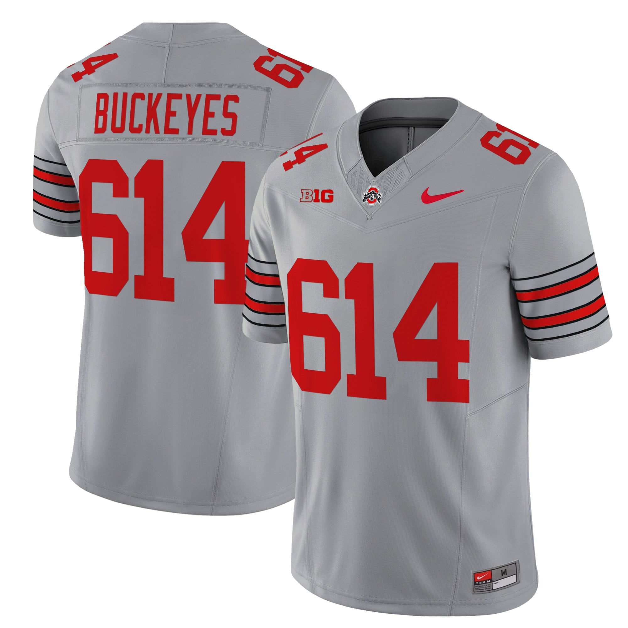 Women's Ohio State Buckeyes 'Heritage Stripe' 2025/26 Vapor Limited Jersey - All Stitched