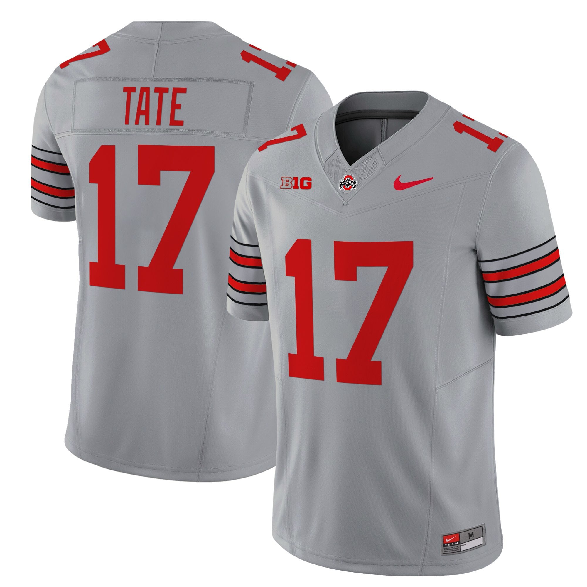 Women's Ohio State Buckeyes 'Heritage Stripe' 2025/26 Vapor Limited Jersey - All Stitched
