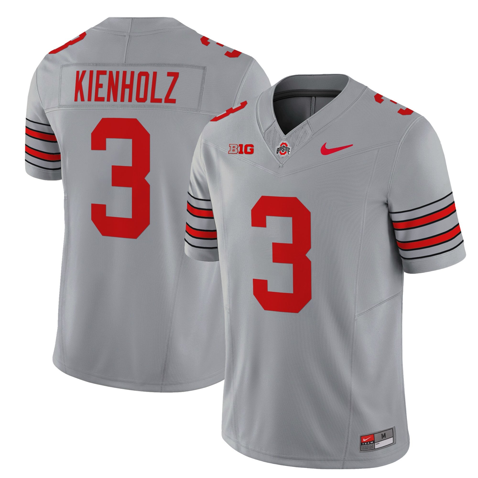 Women's Ohio State Buckeyes 'Heritage Stripe' 2025/26 Vapor Limited Jersey - All Stitched