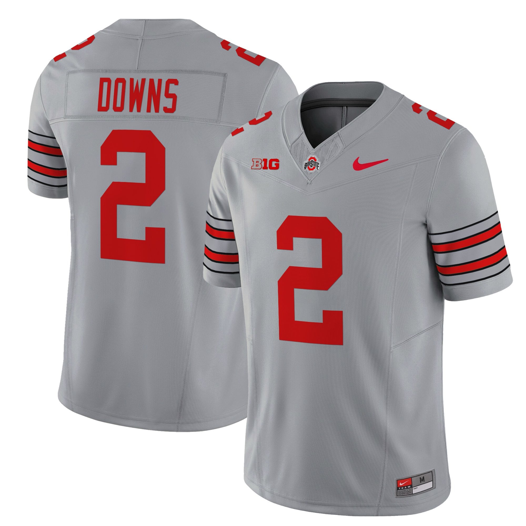 Women's Ohio State Buckeyes 'Heritage Stripe' 2025/26 Vapor Limited Jersey - All Stitched