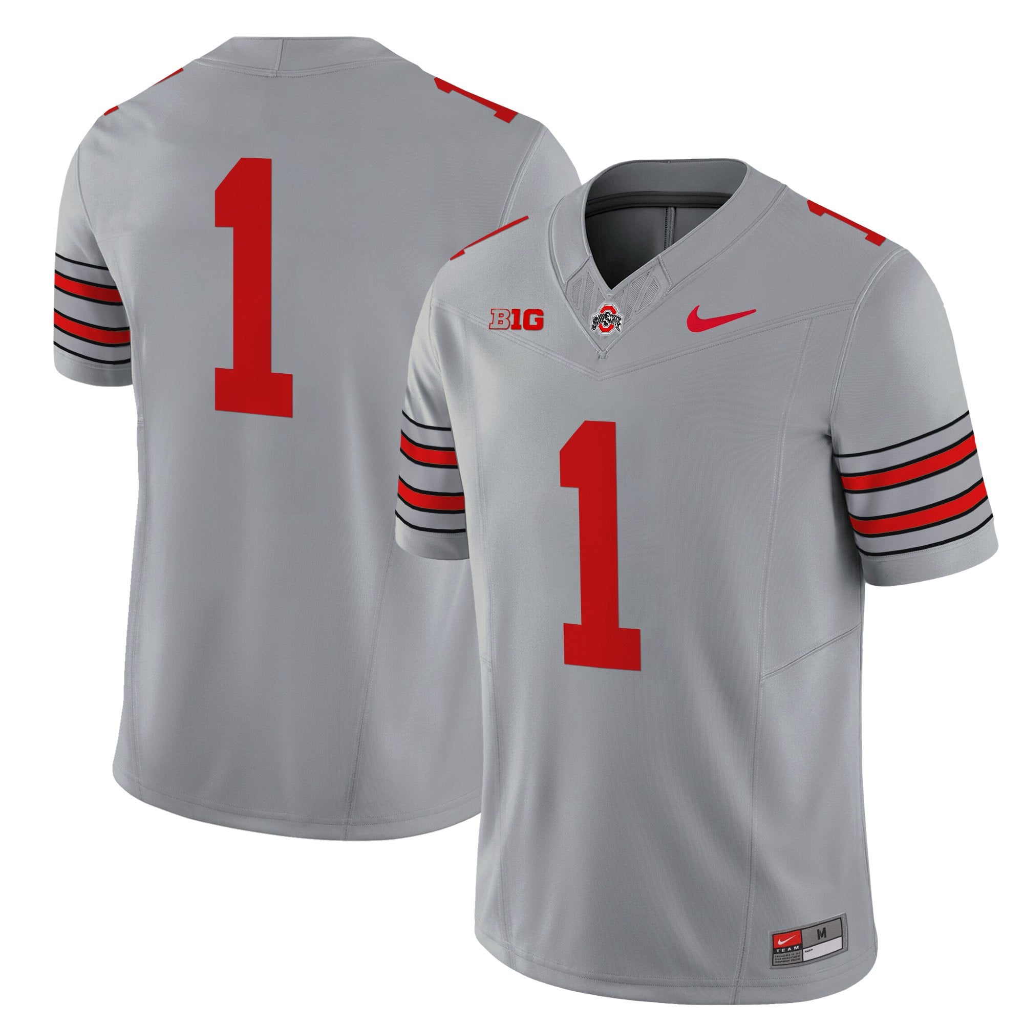 Women's Ohio State Buckeyes 'Heritage Stripe' 2025/26 Vapor Limited Jersey - All Stitched