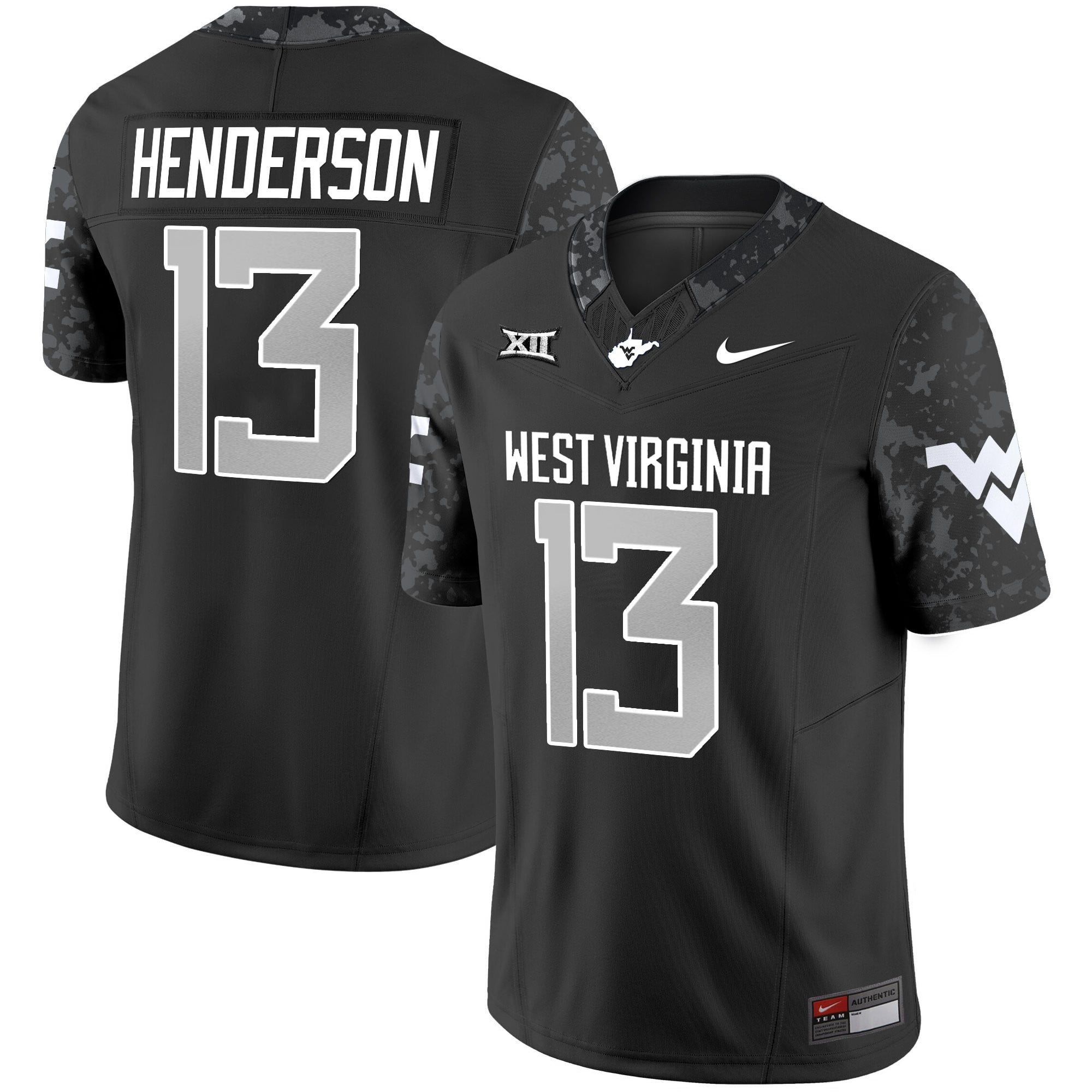 Women's West Virginia Mountaineers 2025 Coal Rush Vapor Limited Jersey - All Stitched