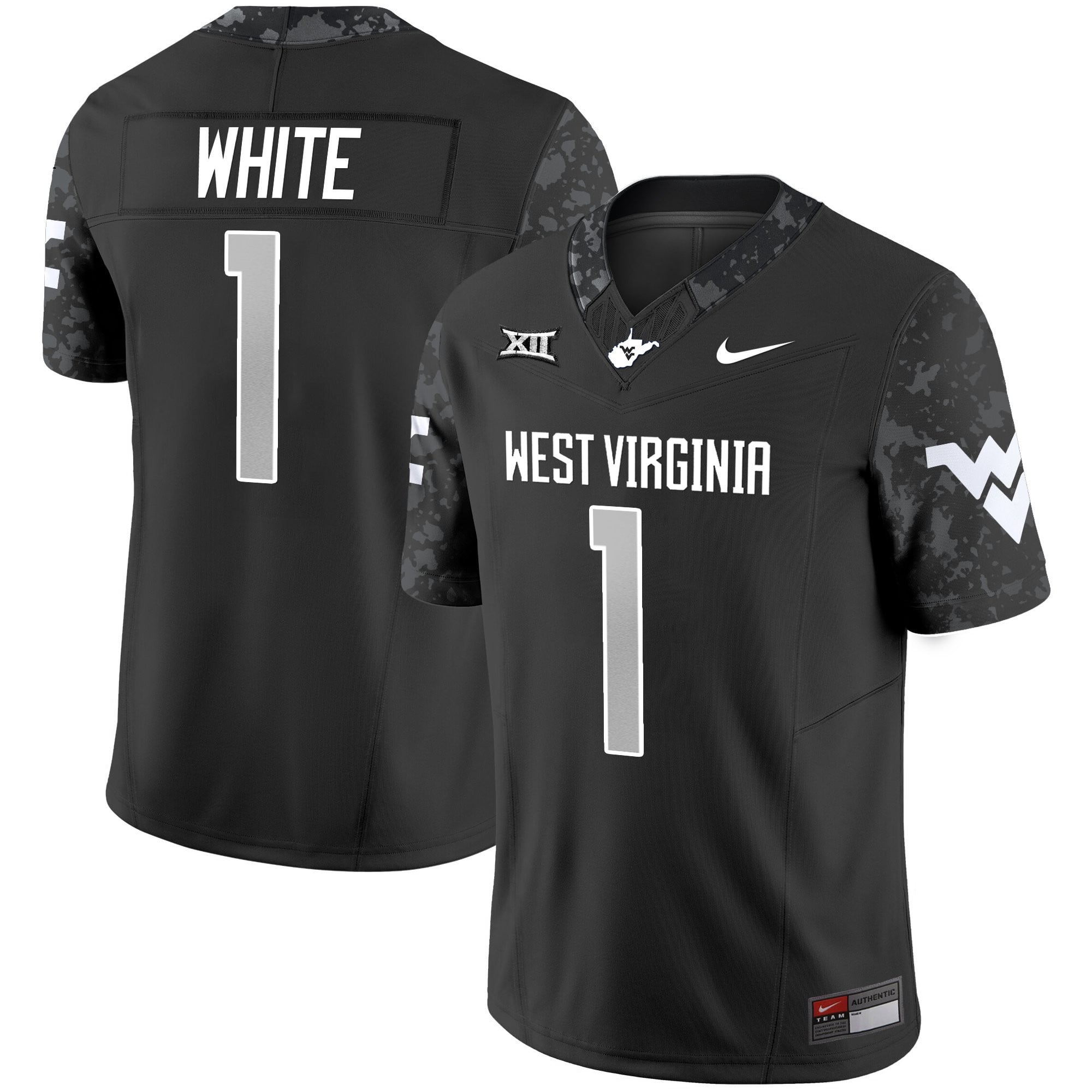 Women's West Virginia Mountaineers 2025 Coal Rush Vapor Limited Jersey - All Stitched
