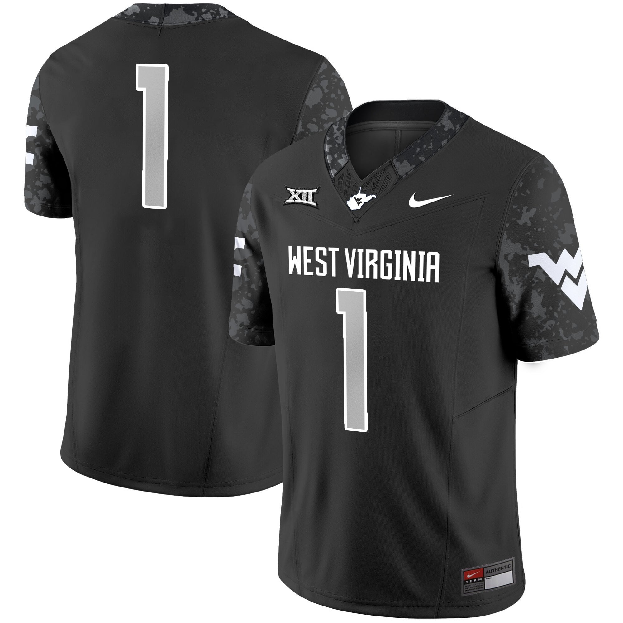 Women's West Virginia Mountaineers 2025 Coal Rush Vapor Limited Jersey - All Stitched