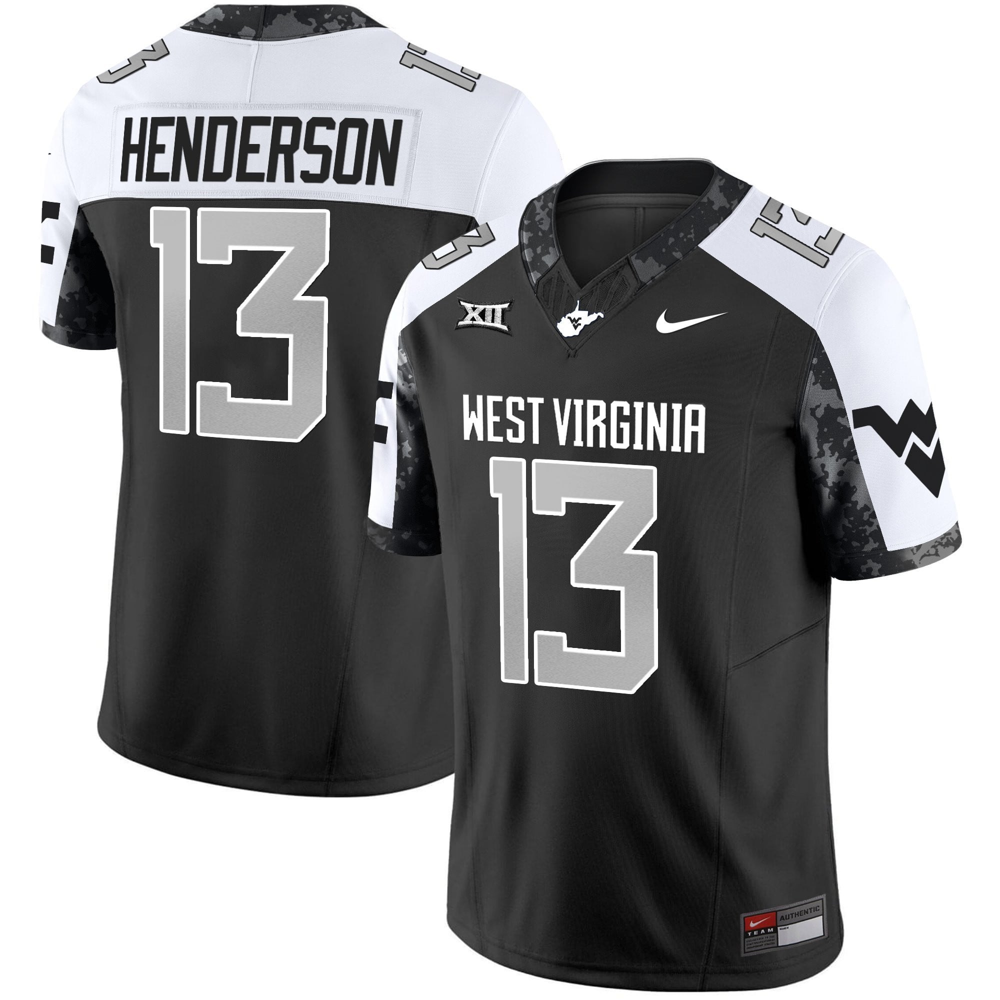Women's West Virginia Mountaineers 2025 Coal Rush Vapor Limited Jersey - All Stitched
