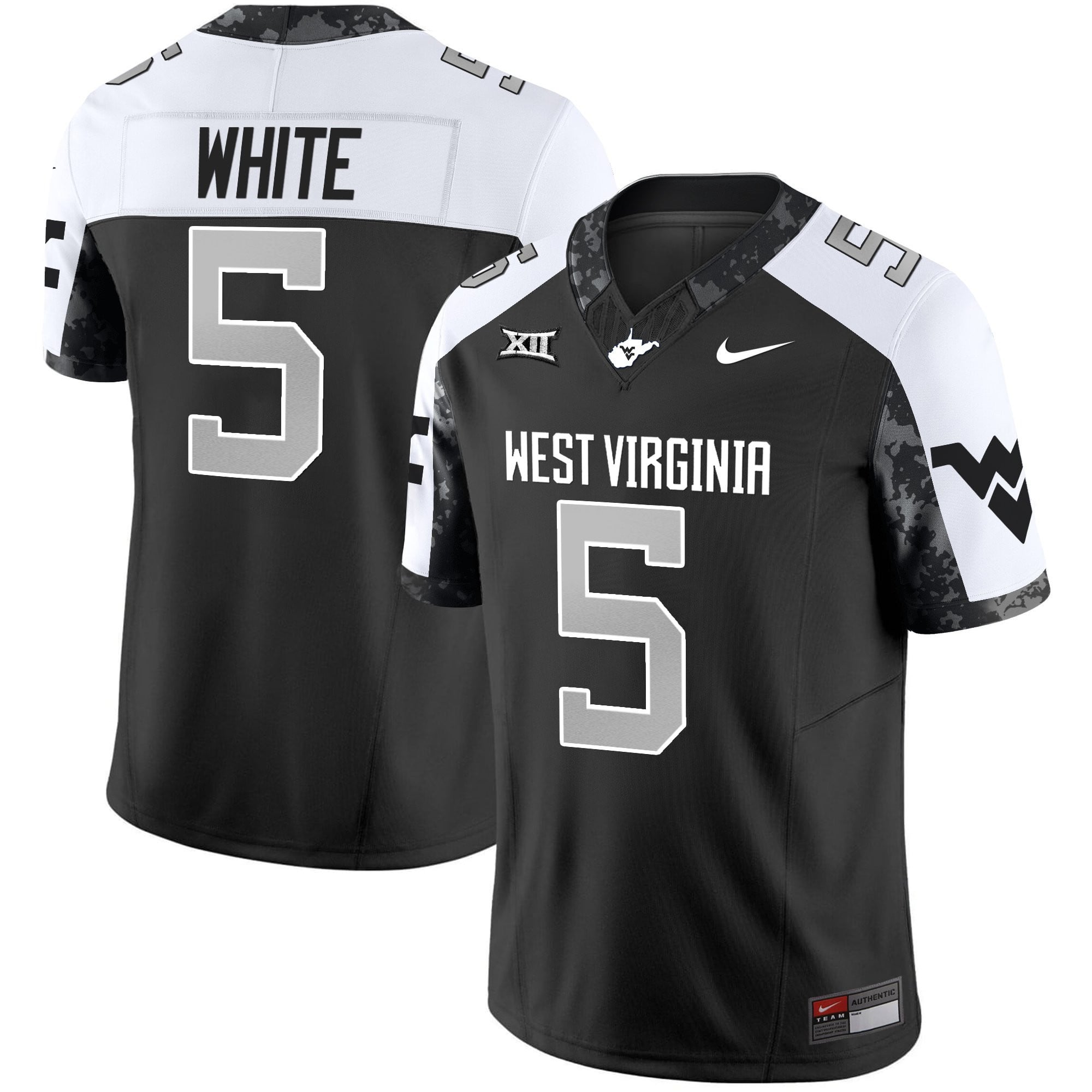 Women's West Virginia Mountaineers 2025 Coal Rush Vapor Limited Jersey - All Stitched