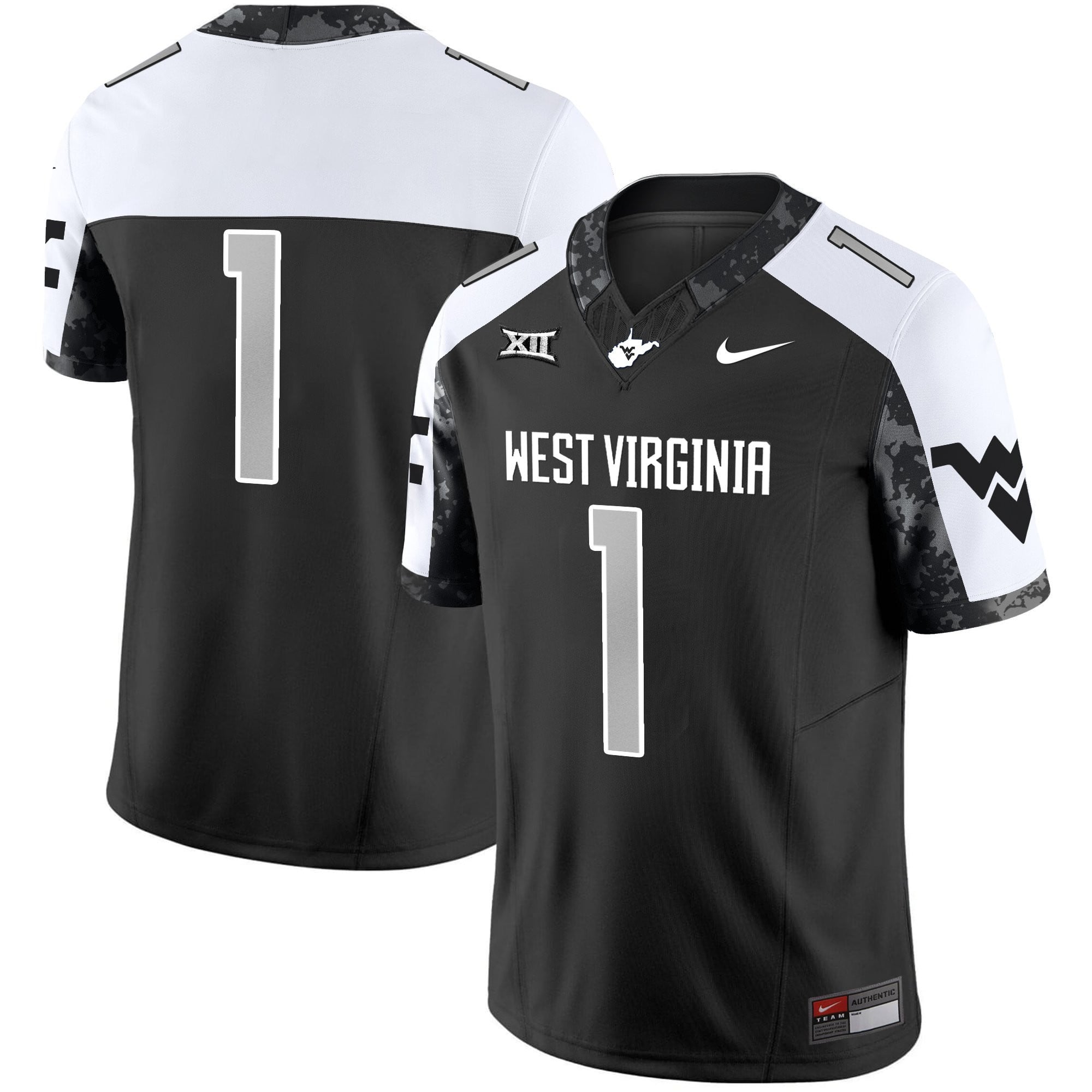 Women's West Virginia Mountaineers 2025 Coal Rush Vapor Limited Jersey - All Stitched