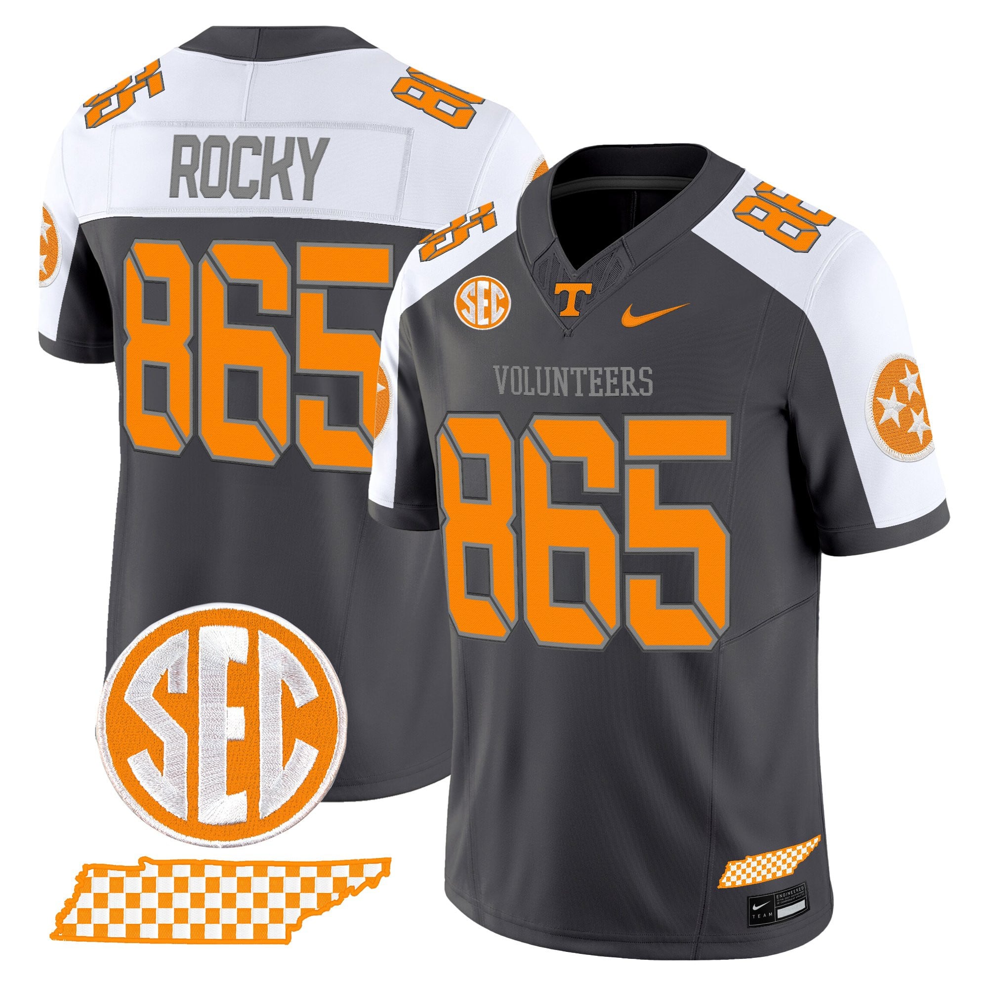 Women's Tennessee Volunteers 2025 'Smokey Grey Series' Vapor Limited Jersey V2 - All Stitched