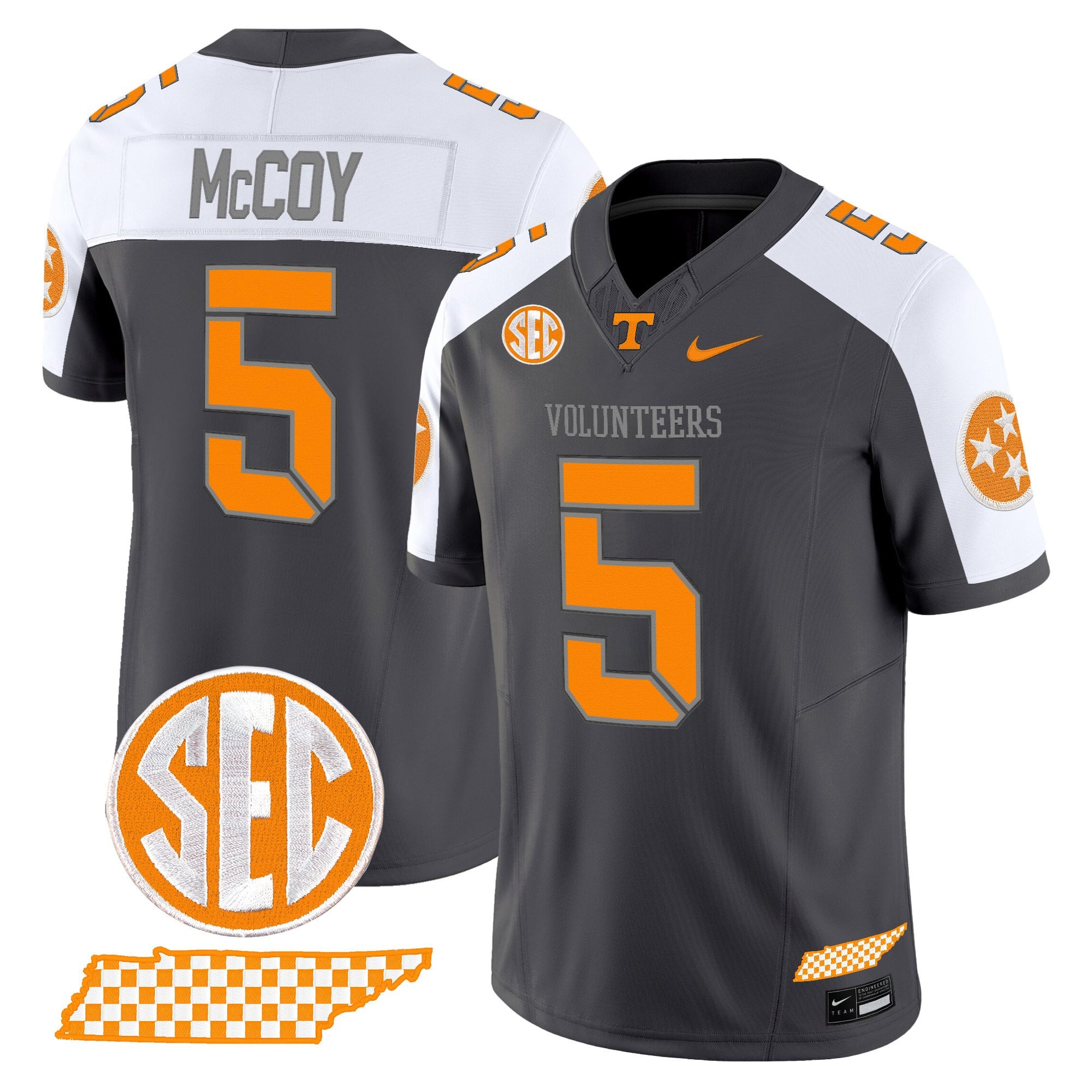 Women's Tennessee Volunteers 2025 'Smokey Grey Series' Vapor Limited Jersey V2 - All Stitched