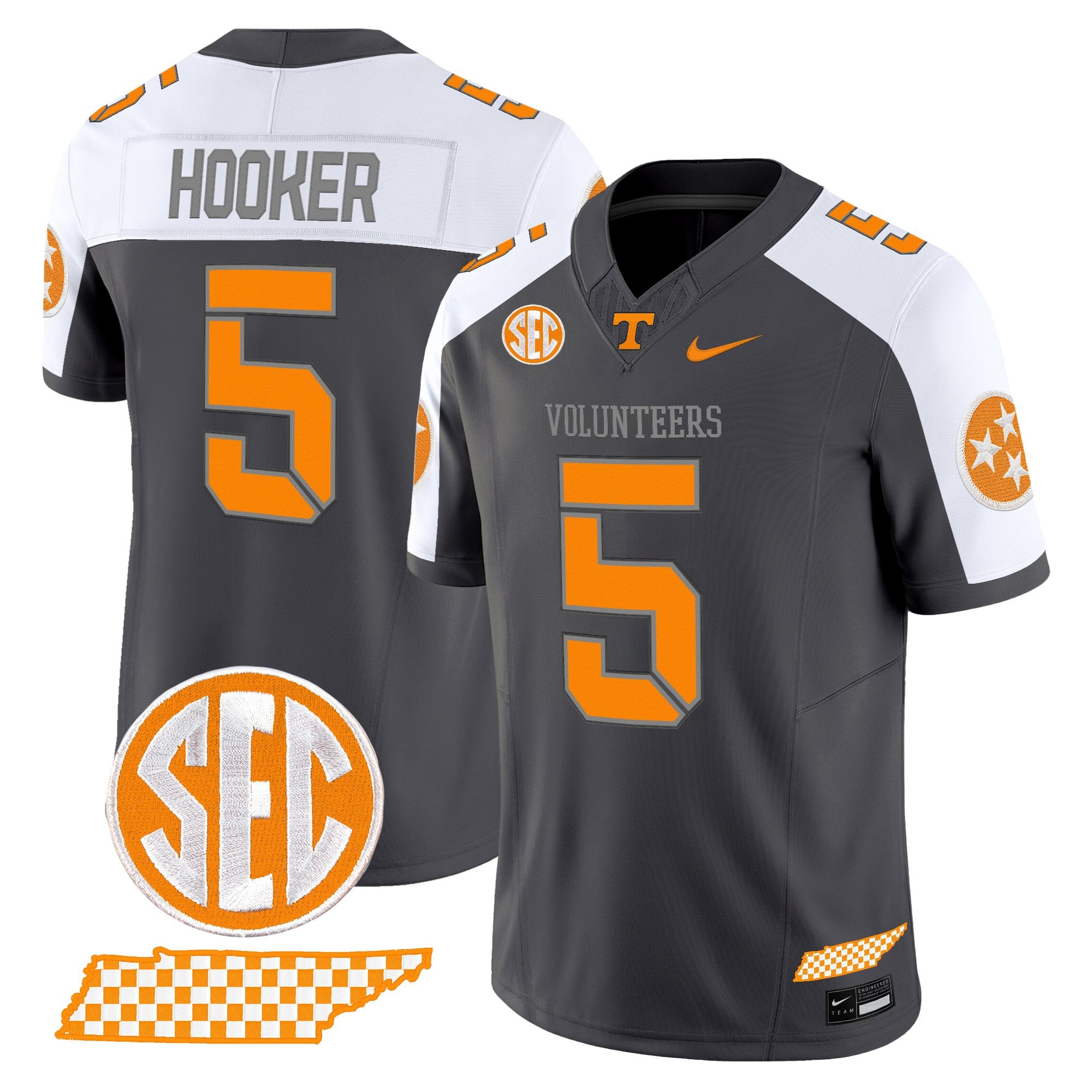 Women's Tennessee Volunteers 2025 'Smokey Grey Series' Vapor Limited Jersey V2 - All Stitched
