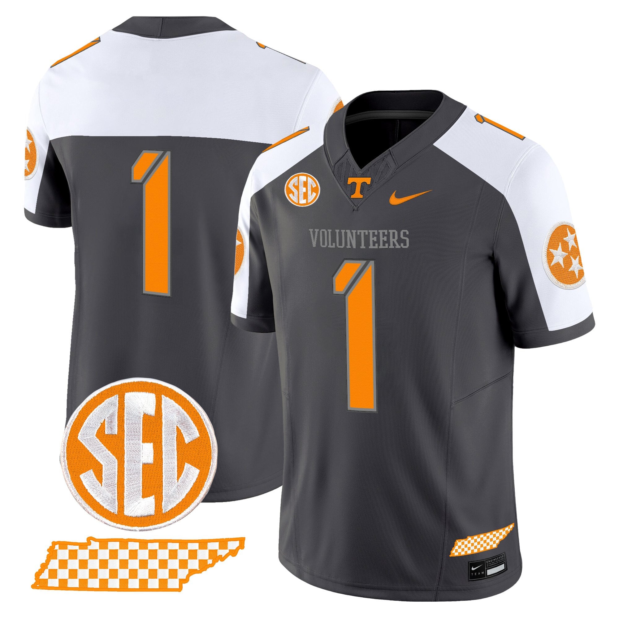Women's Tennessee Volunteers 2025 'Smokey Grey Series' Vapor Limited Jersey V2 - All Stitched