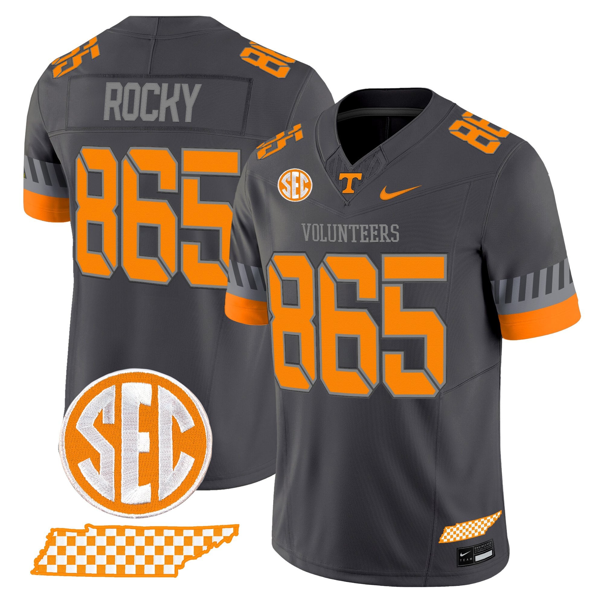 Women's Tennessee Volunteers 2025 'Smokey Grey Series' Vapor Limited Jersey V2 - All Stitched
