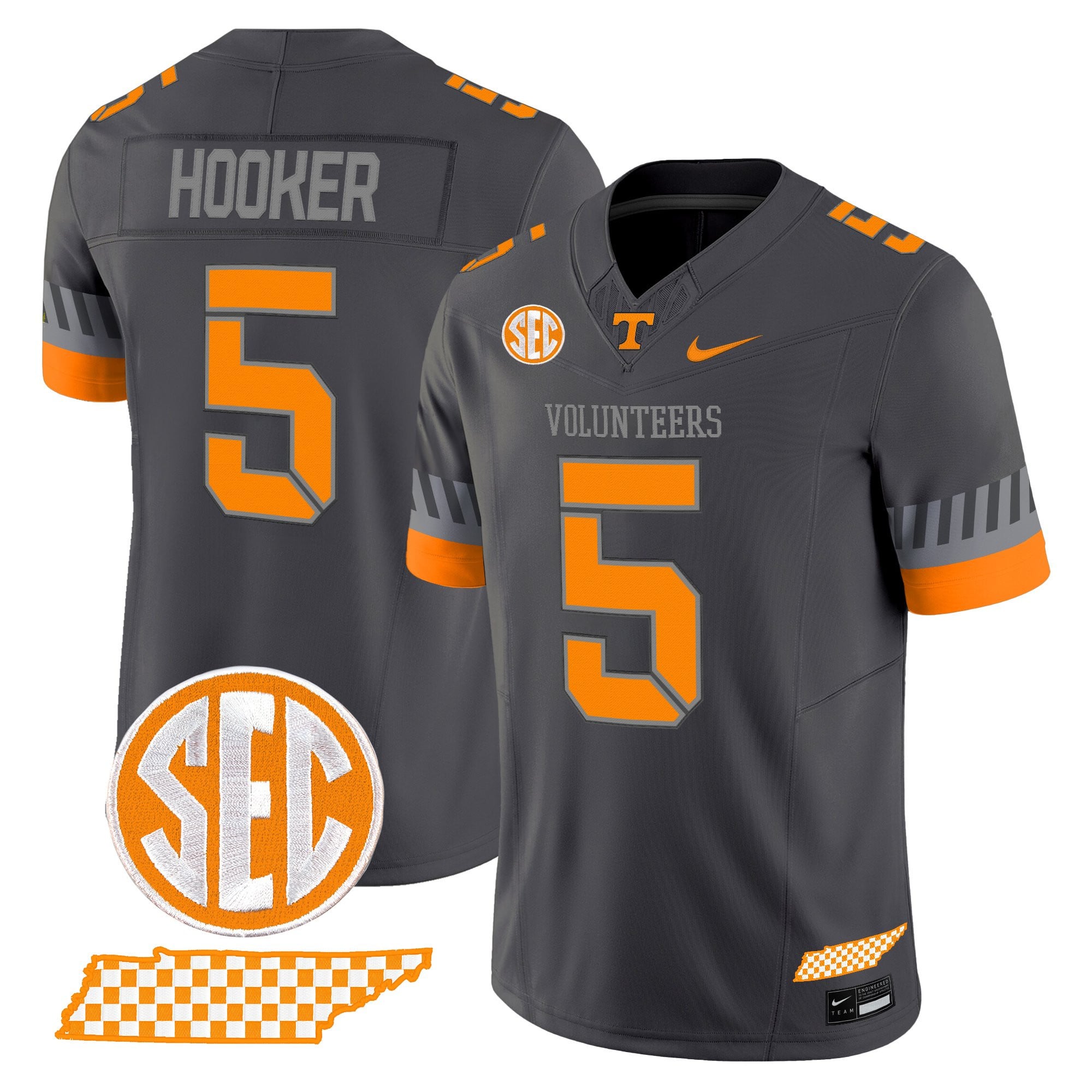Women's Tennessee Volunteers 2025 'Smokey Grey Series' Vapor Limited Jersey V2 - All Stitched