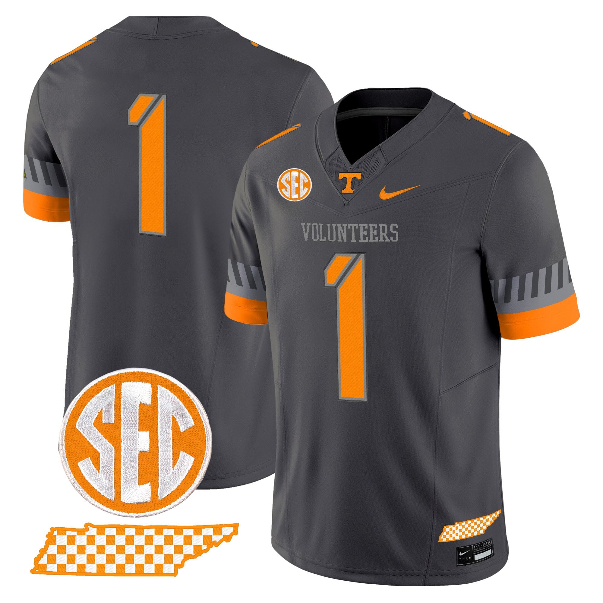 Women's Tennessee Volunteers 2025 'Smokey Grey Series' Vapor Limited Jersey V2 - All Stitched